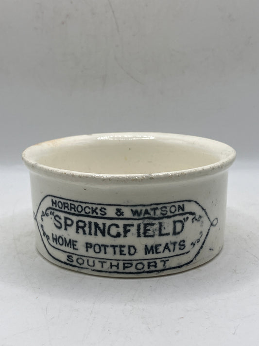 Springfield home potted meats advertising pot