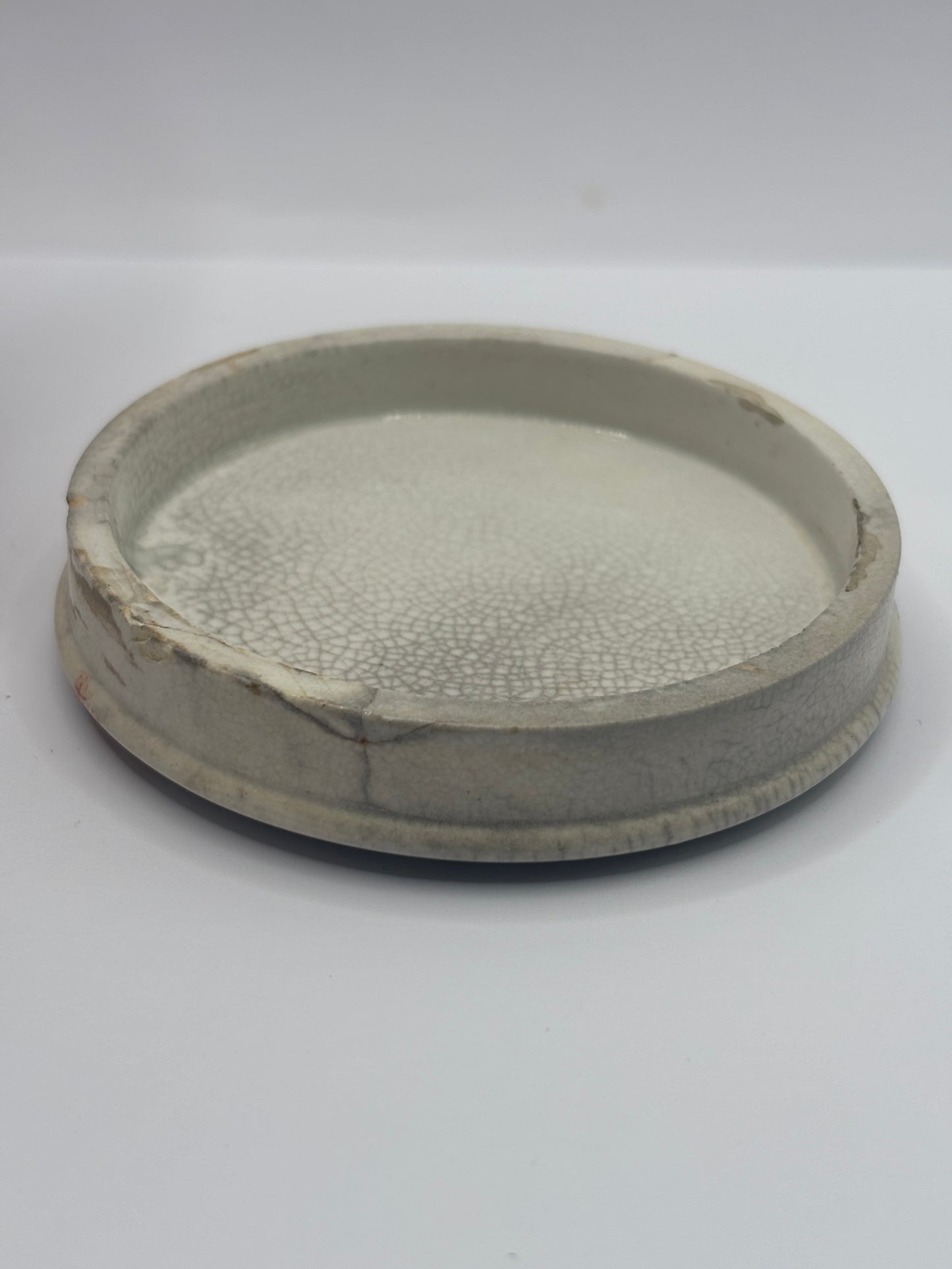 Old advertising lid, Saponaceous toothpaste powder
