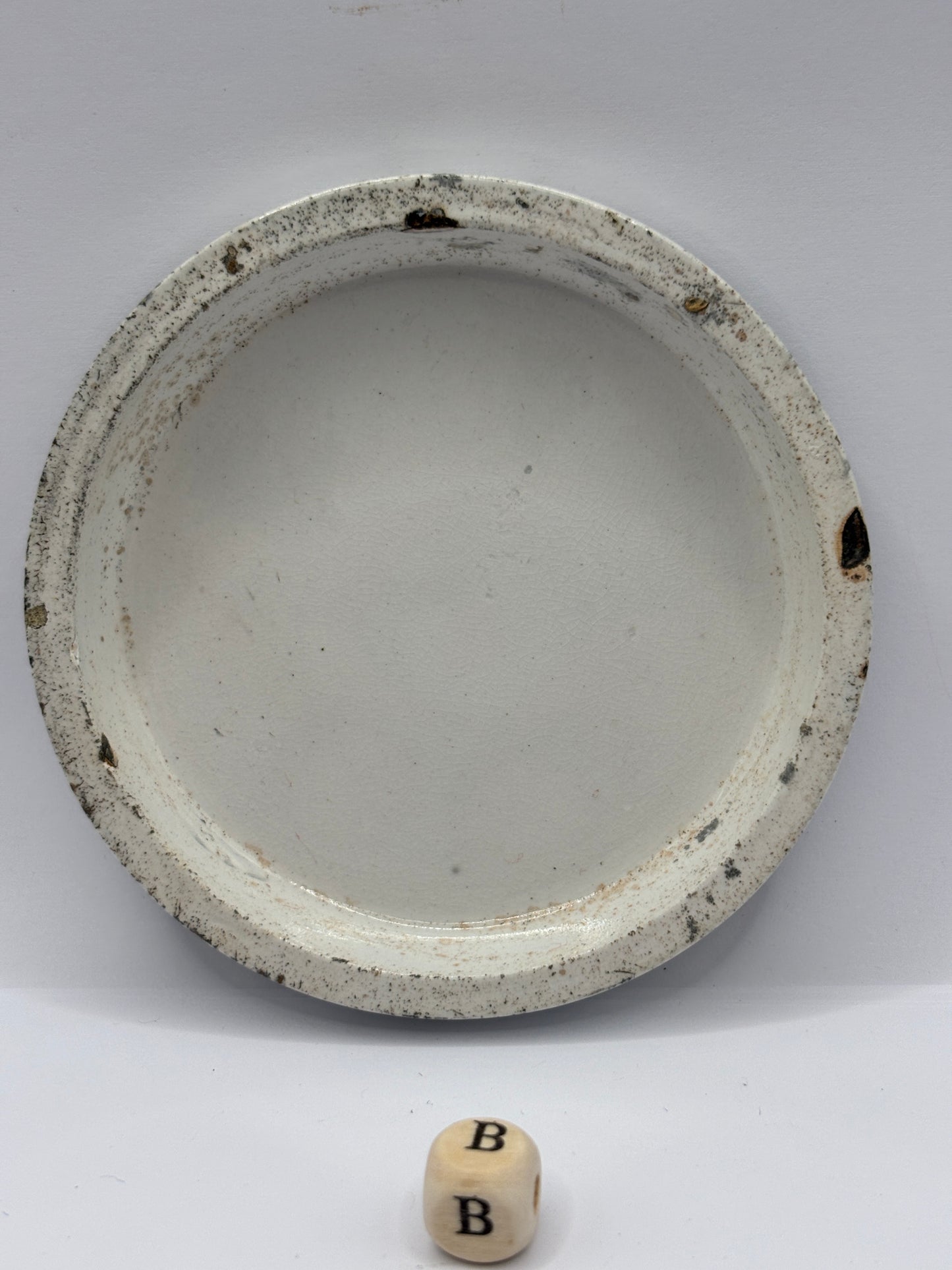 old advertising lid, Burgess’s anchovy paste (B)