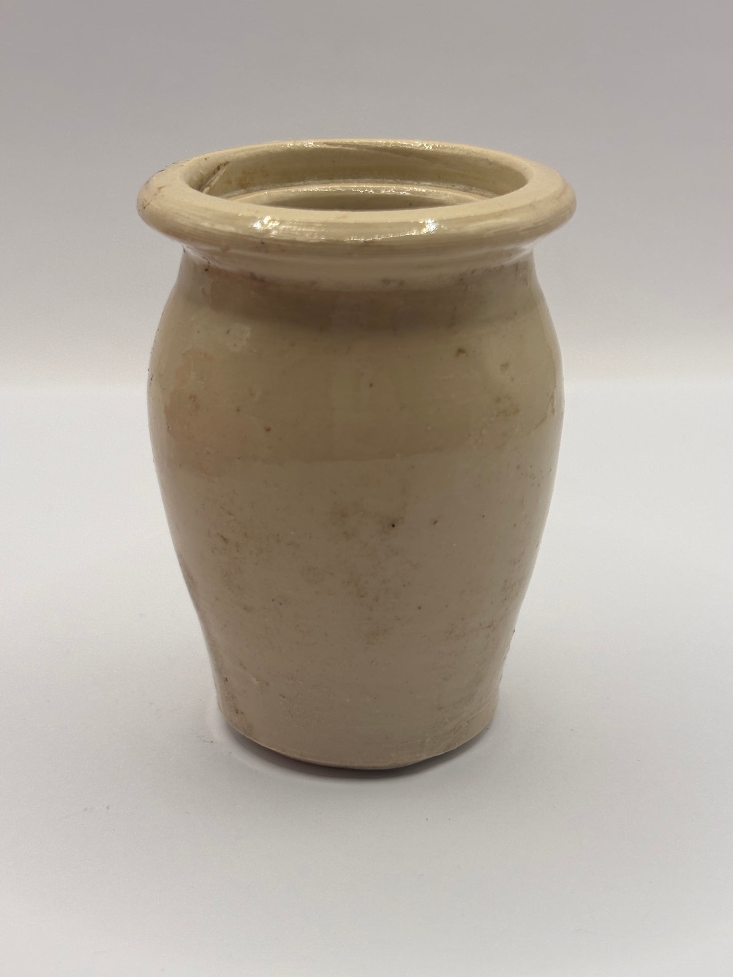 Old advertising cream pot, Woodlands rich cream, healthy pure fresh
