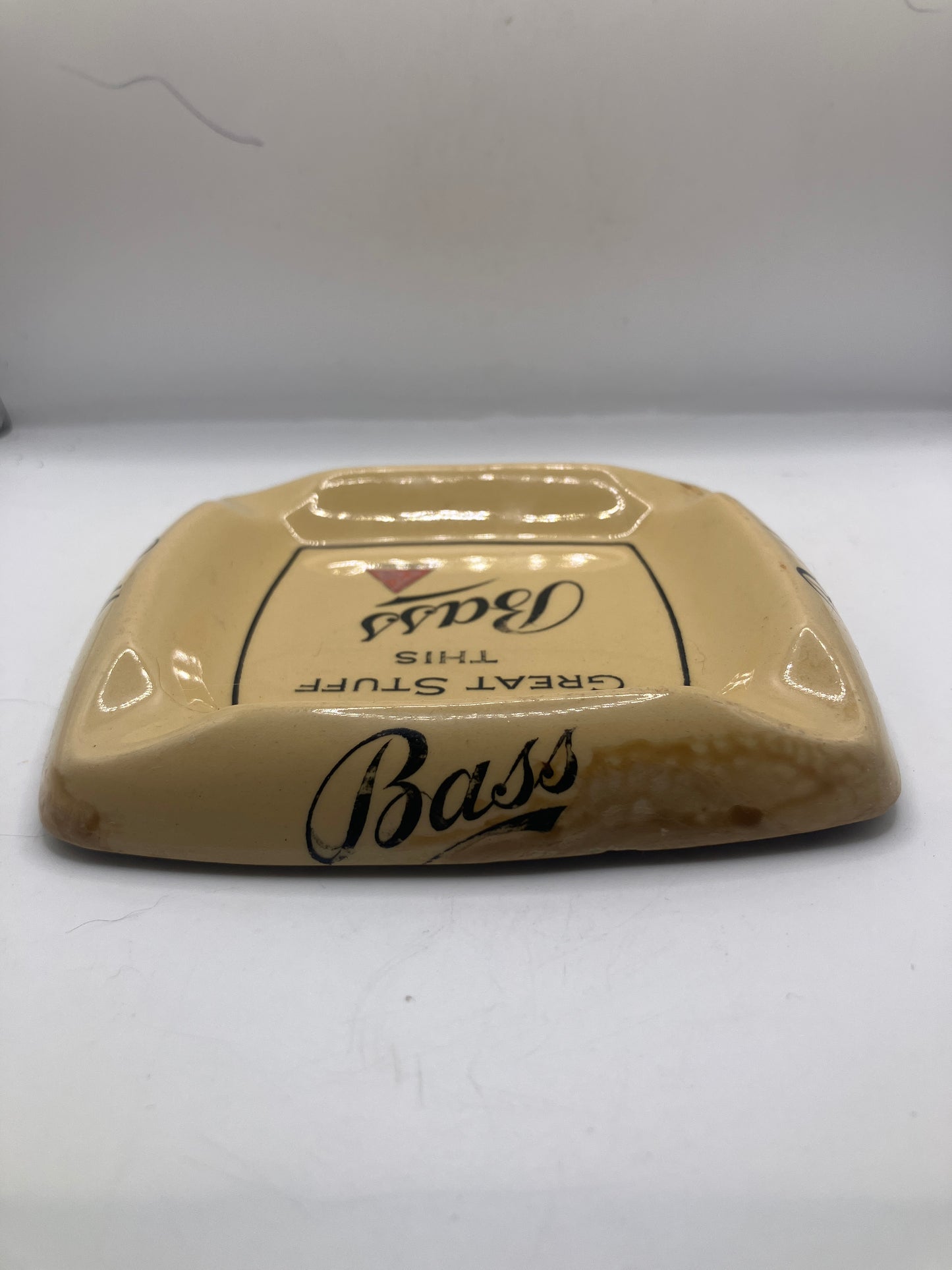 Bass advertising ash tray