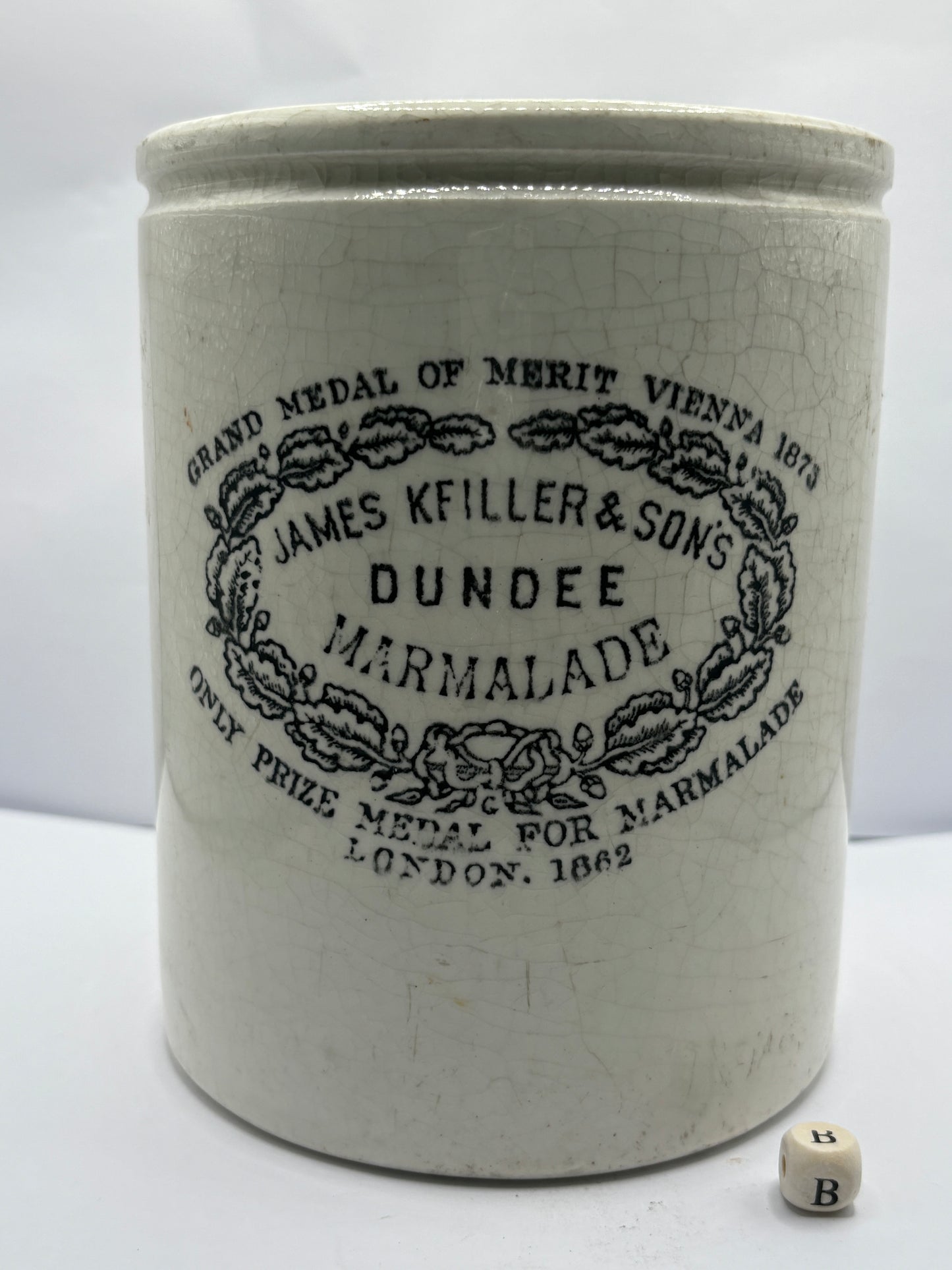 3lb James Keiller Dundee Marmalade jar (B)