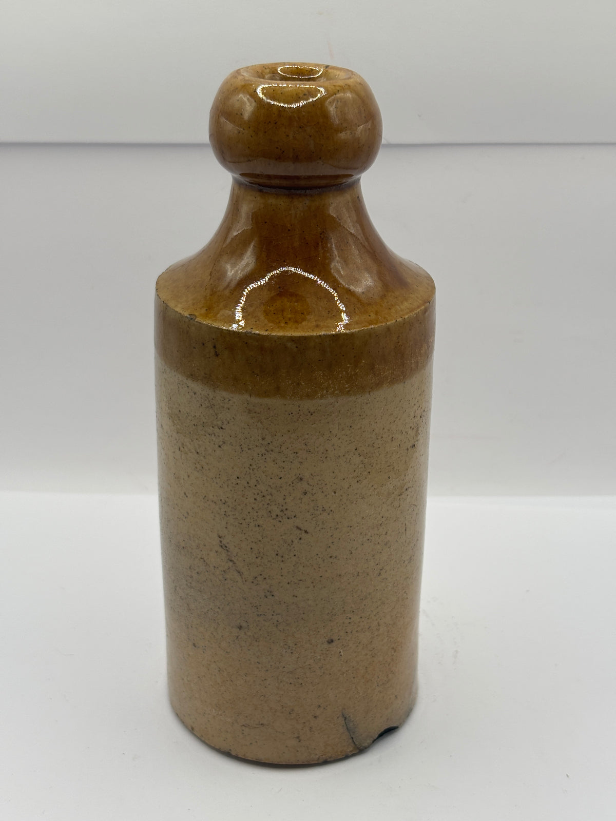 Old impressed stoneware ginger beer bottle, Matthews Middleton