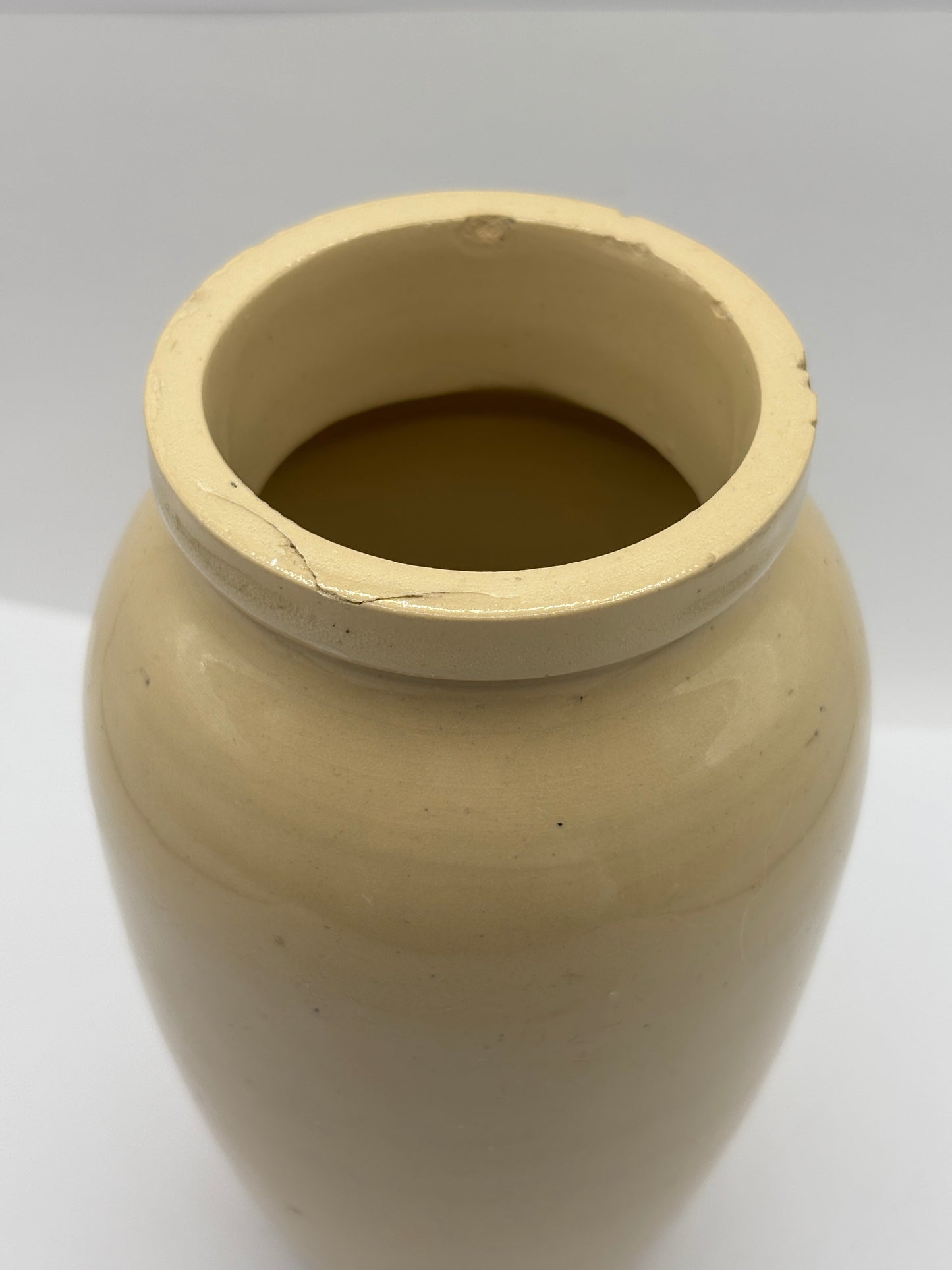Old large stoneware advertising Numol jar 15cms
