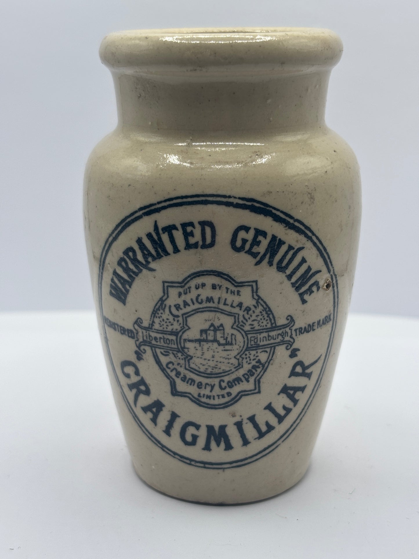 Old craigmillar stoneware cream pot