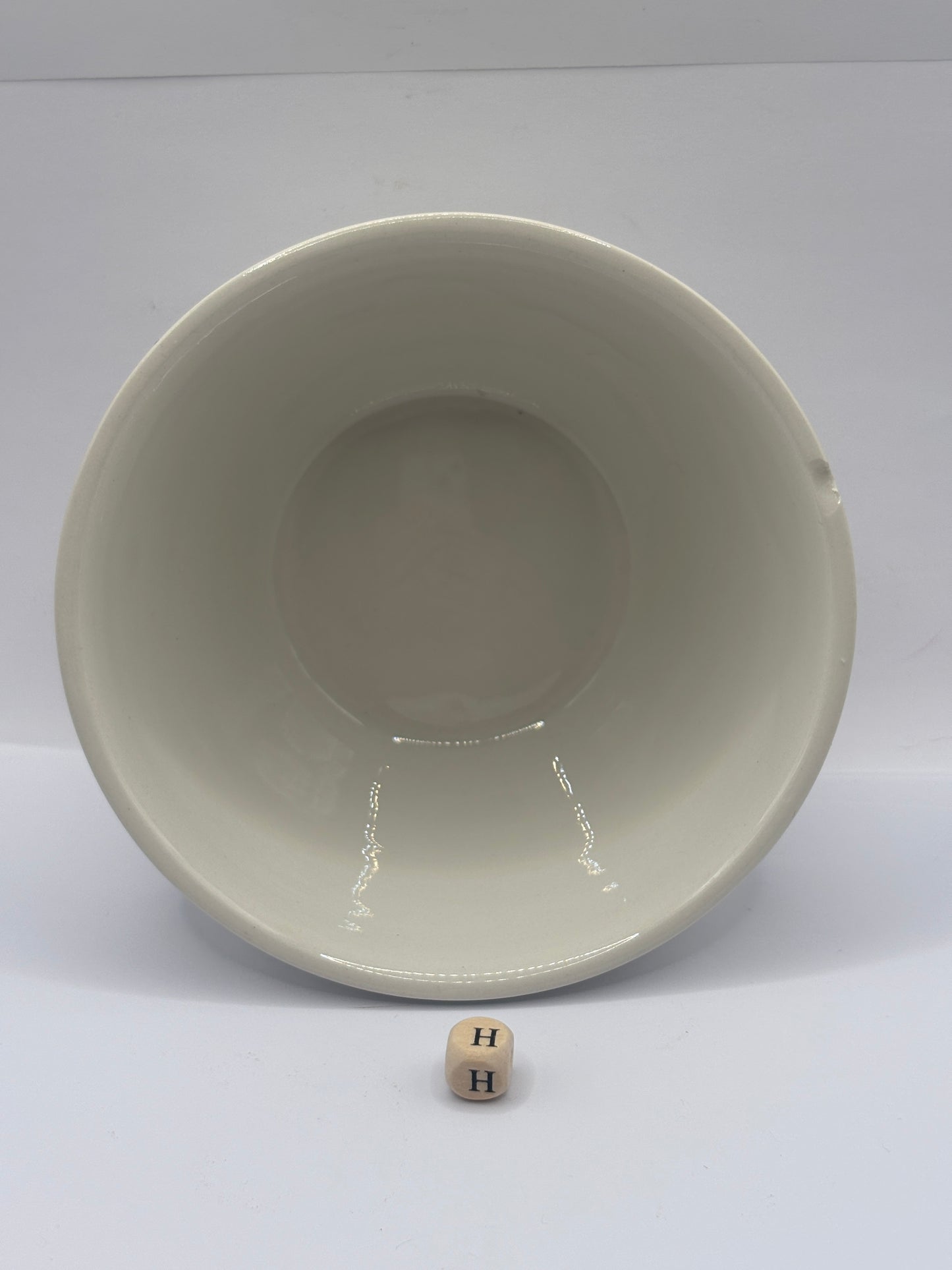 vintage ironstone pudding bowl (H)