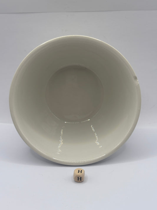 vintage ironstone pudding bowl (H)