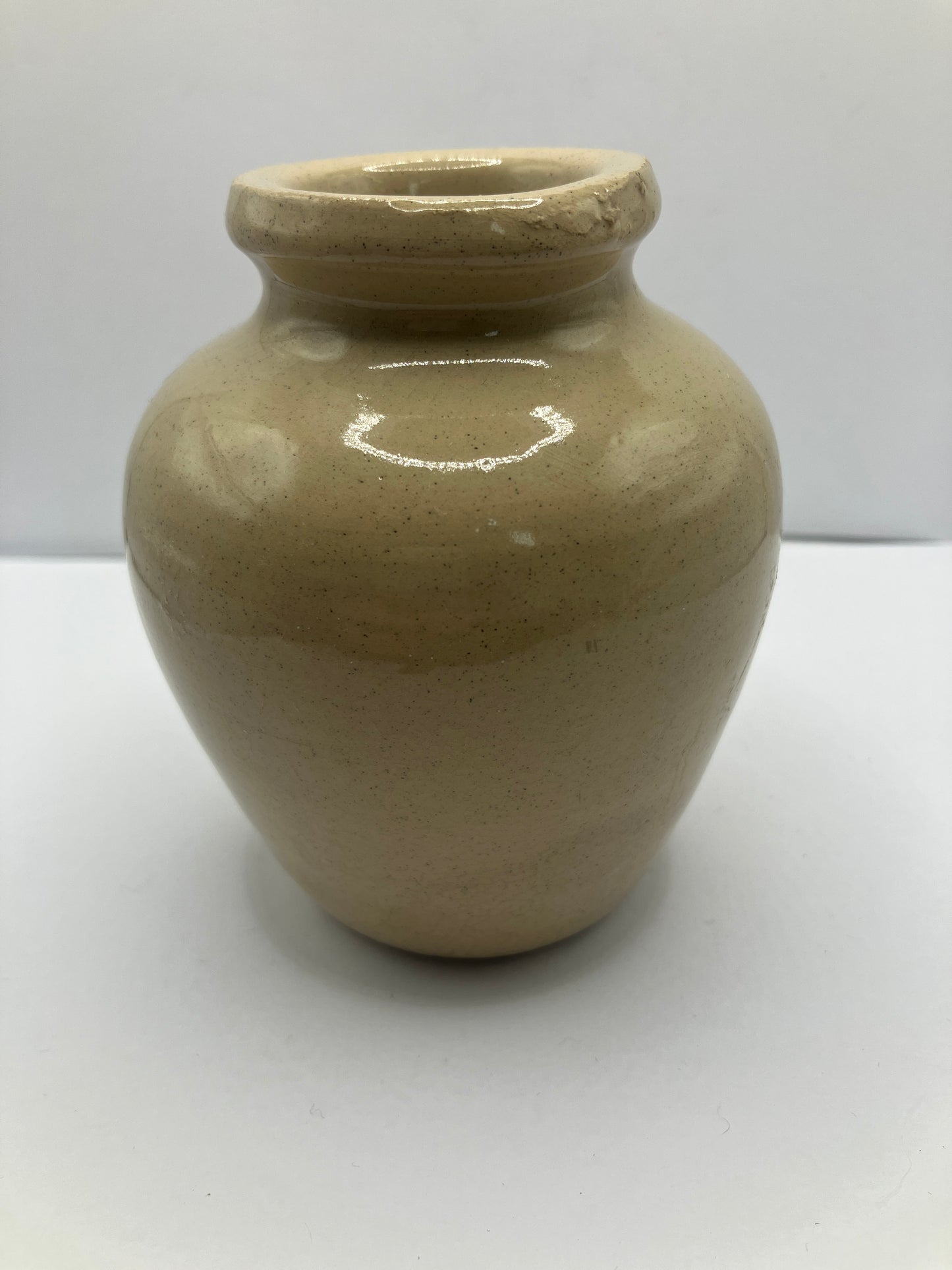 Green label stoneware curry paste pot