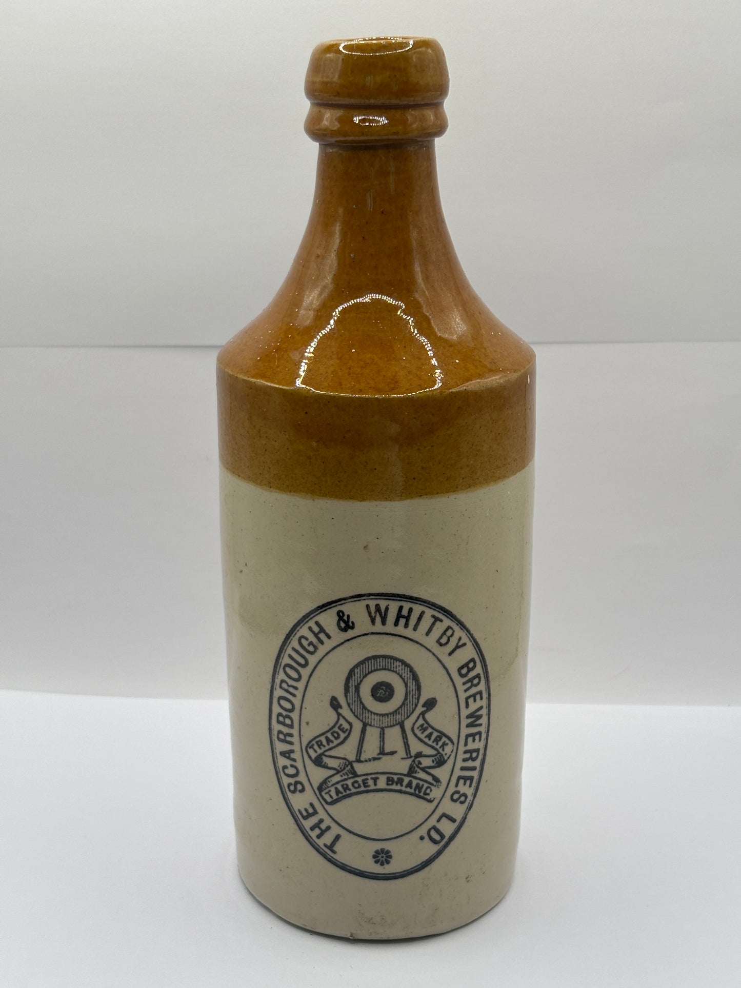 Old Scarborough & Whitby brewery stoneware porter