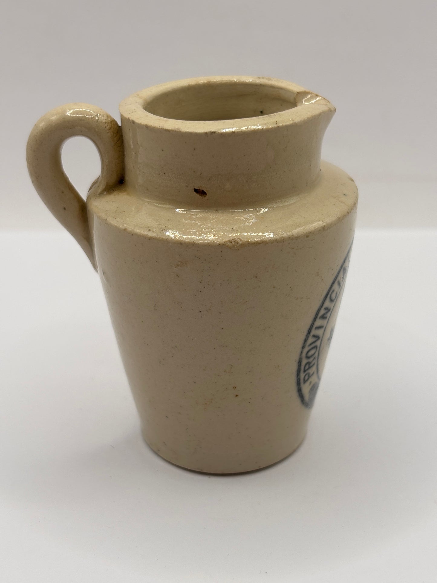 Old advertising cream pot, Provincial dairies Leeds