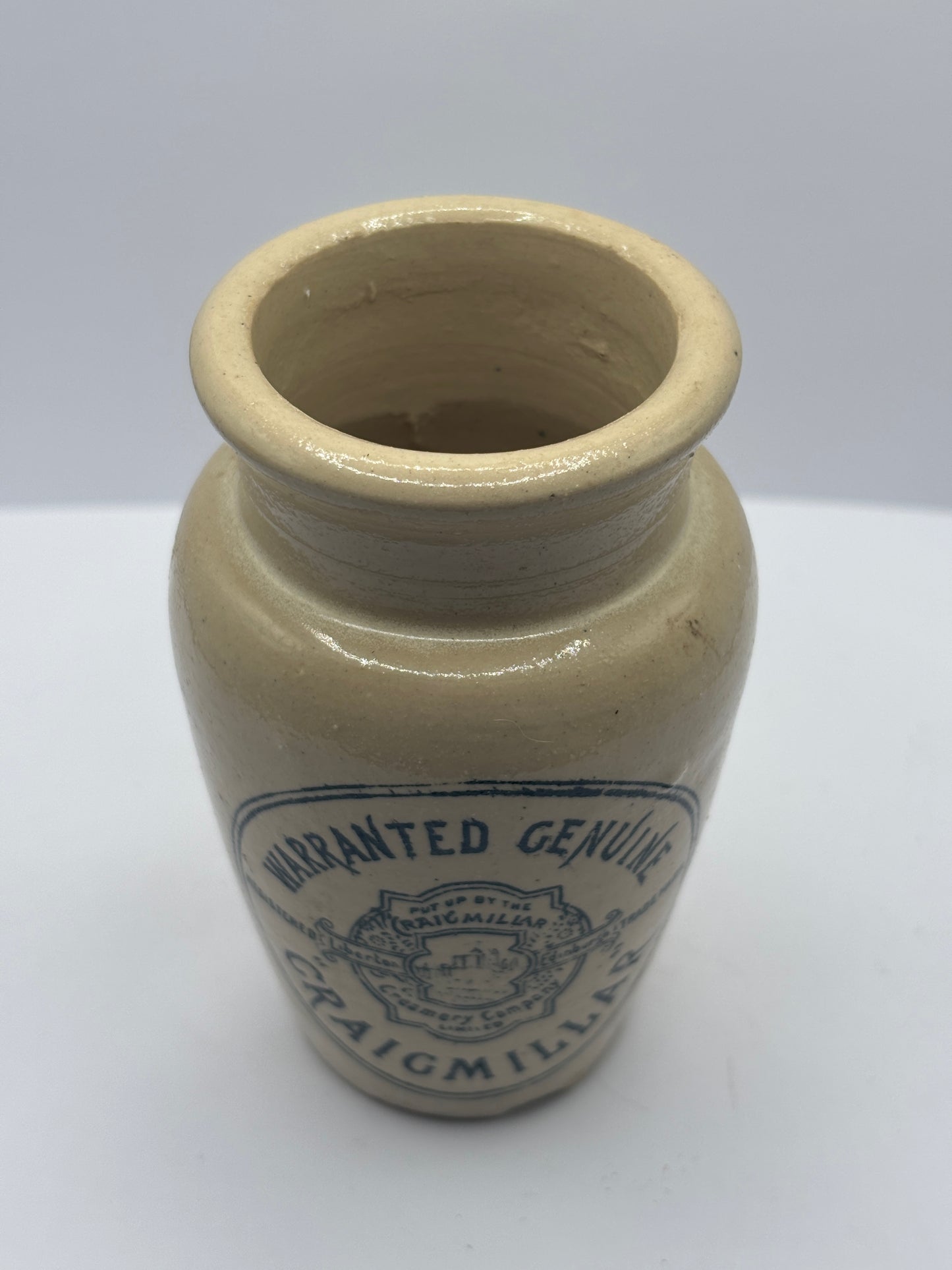 Old craigmillar cream pot