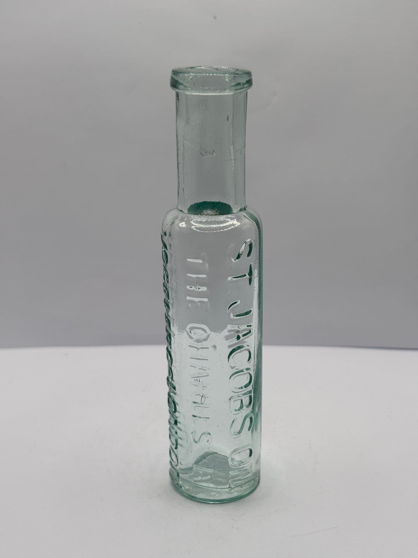 Old London chemist bottle, St Jacobs oil