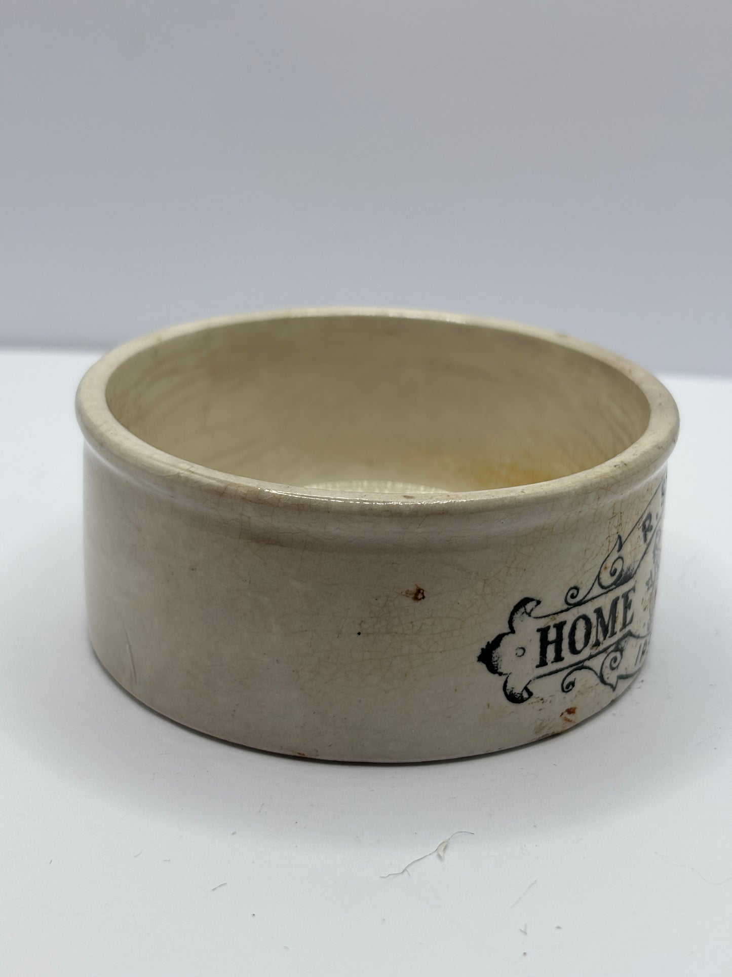 Old seagers potted meat, meat paste pot