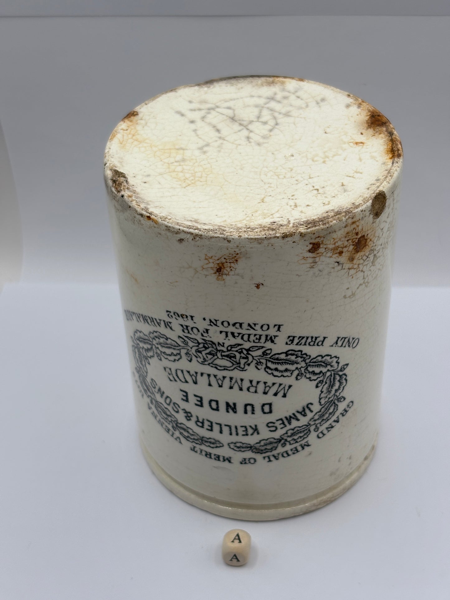 Old 2lb James Keiller dundee marmalade jar (a)