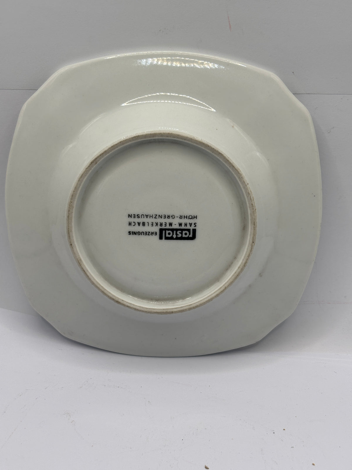 Vintage advertising ashtray, Halle Baum