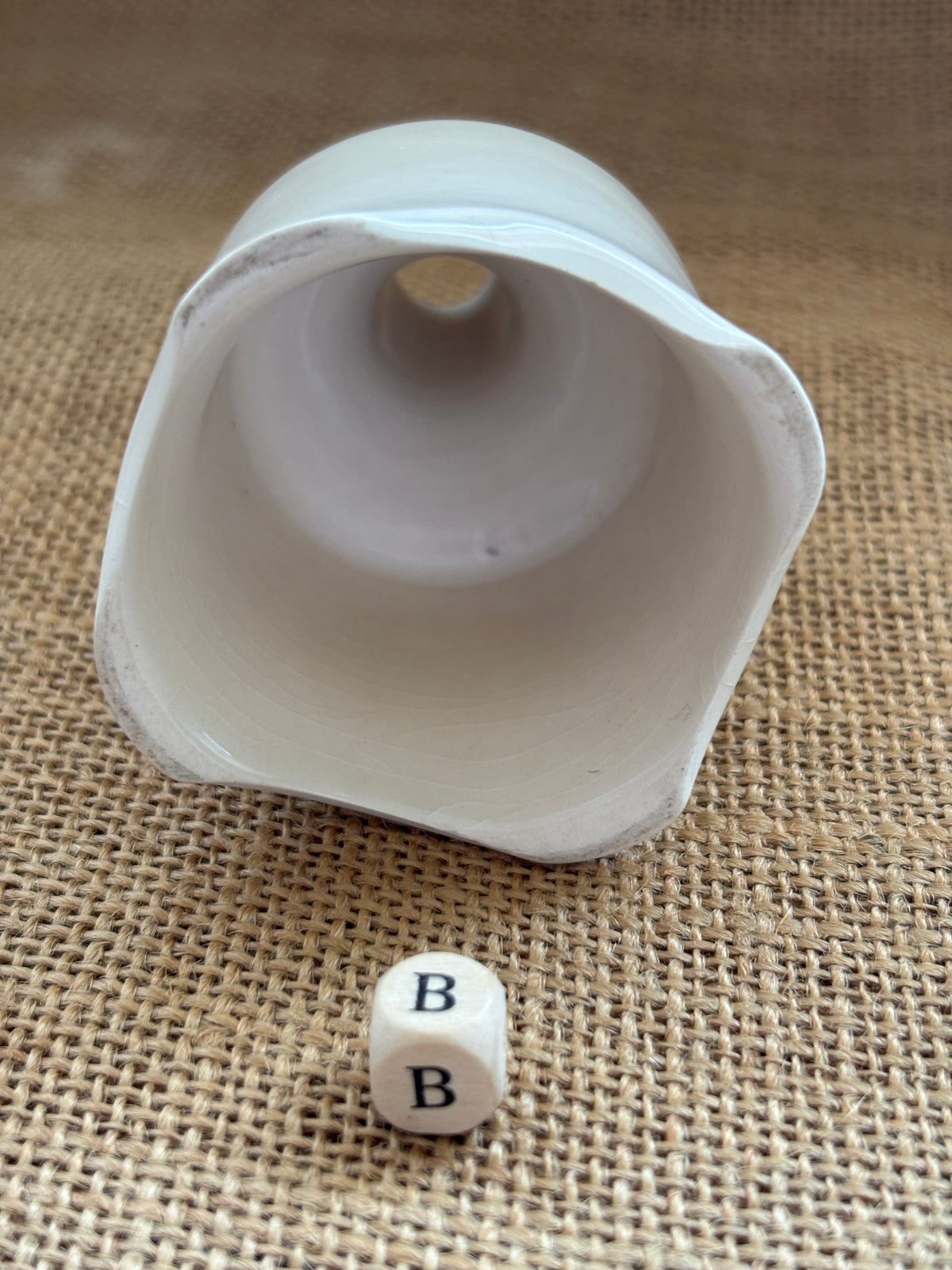 Old stoneware pie funnel (B)