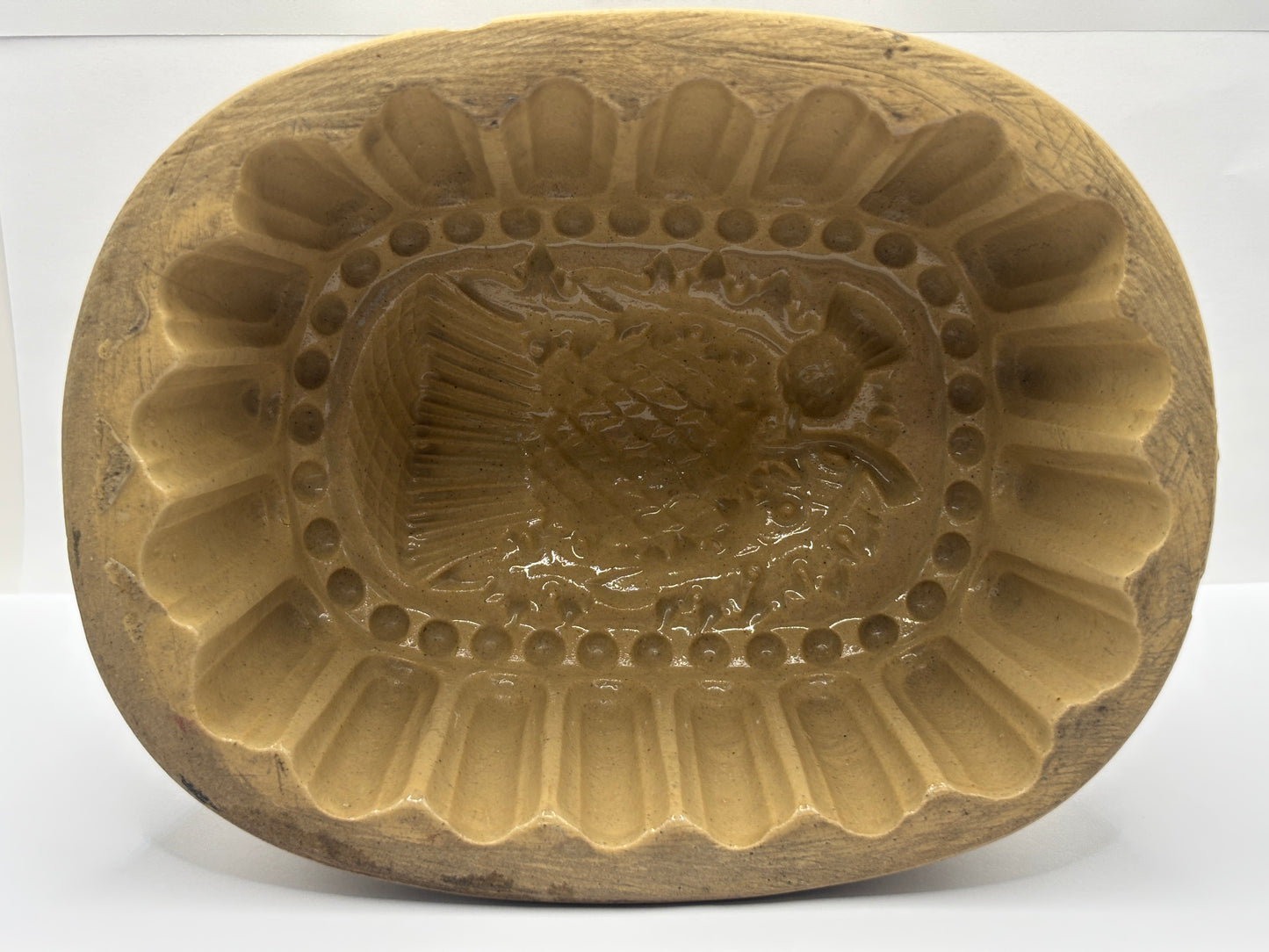 Old stoneware jelly mold