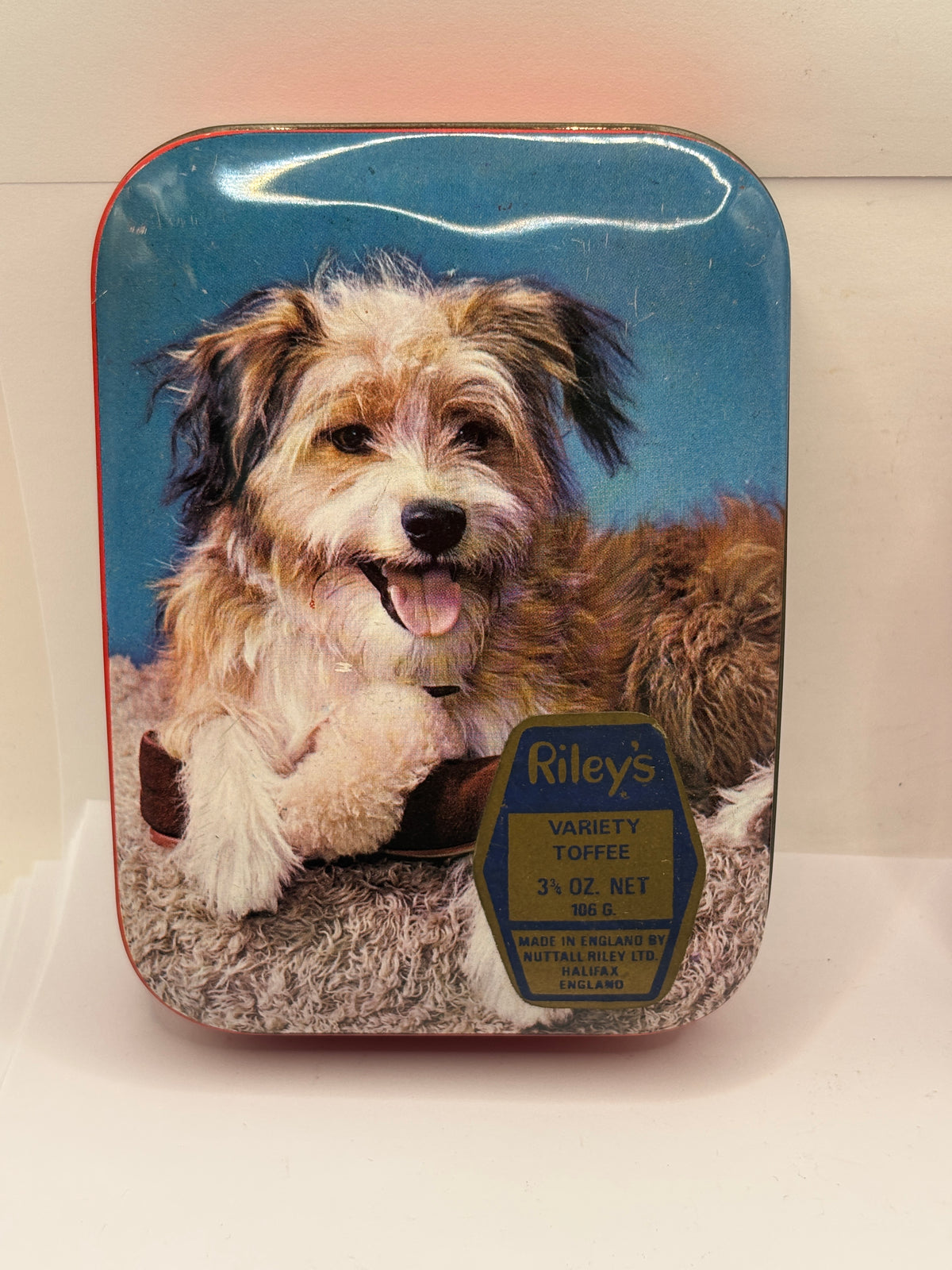 Old advertising tin, Riley’s toffee