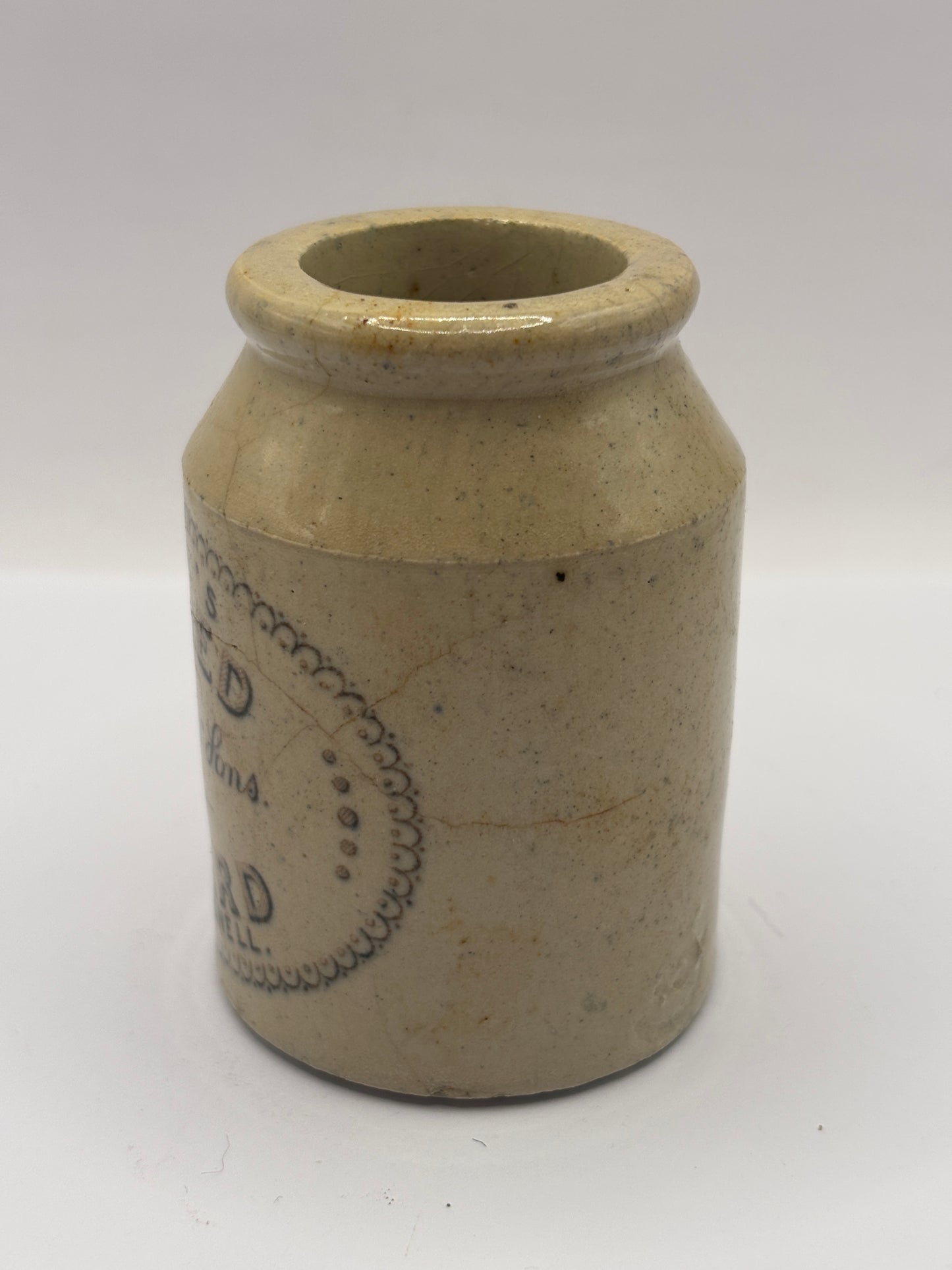 Old advertising jar, Hayllars prepared mustard