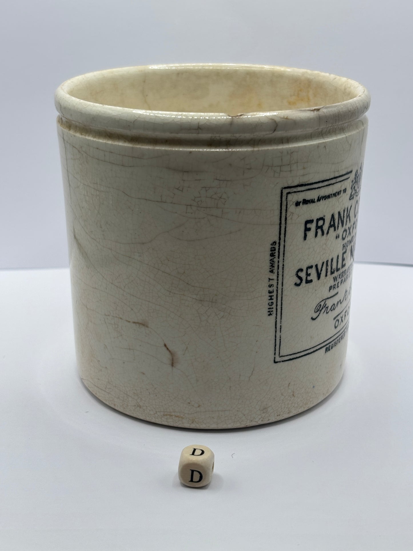 Old 2lb frank cooper marmalade jar (D)