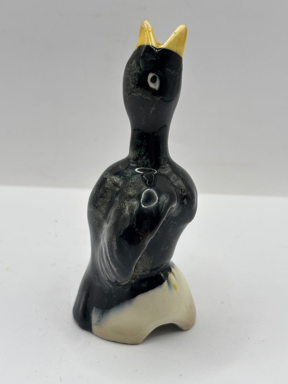 Old stoneware pie funnel, pie bird