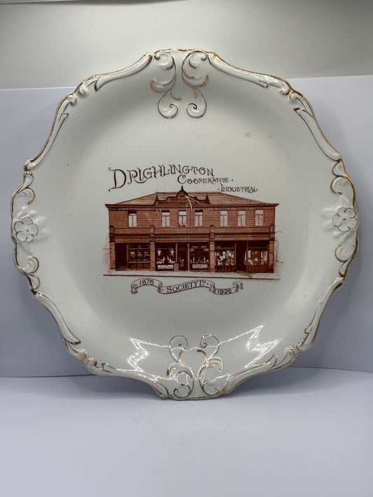 Old Drighlington cooperative industrial society commemorative plate