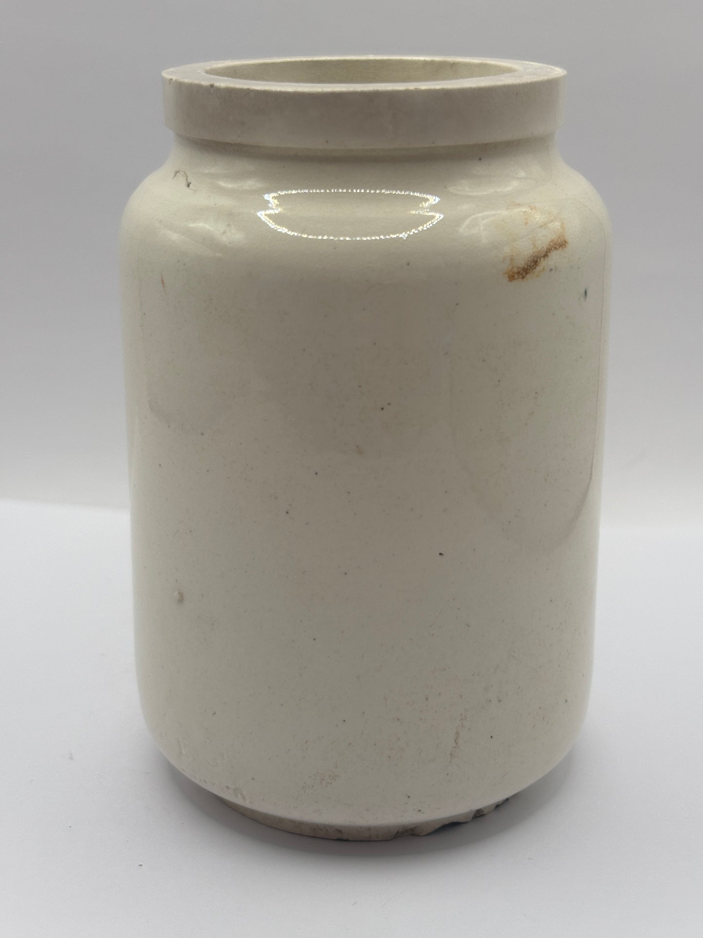 Old advertising jar, Bynol the perfected malt & oil