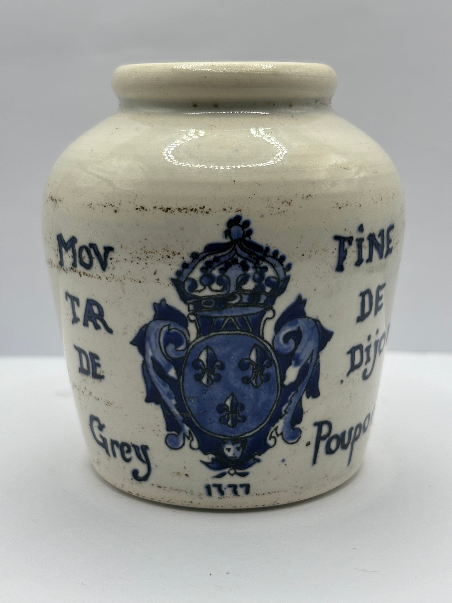 French mustard pot