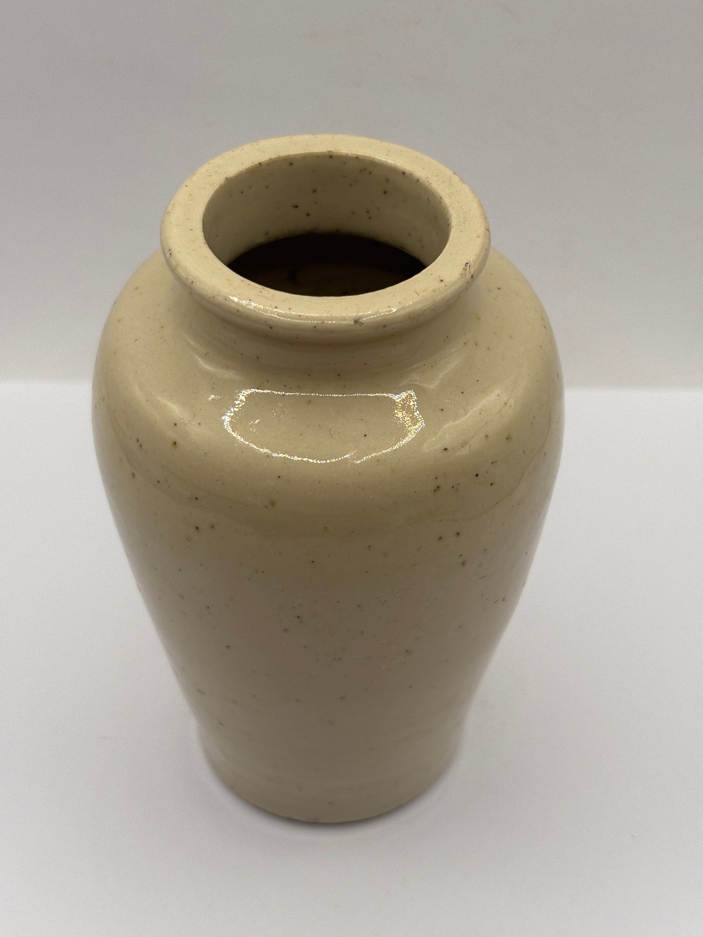 Old plain stoneware cream pot