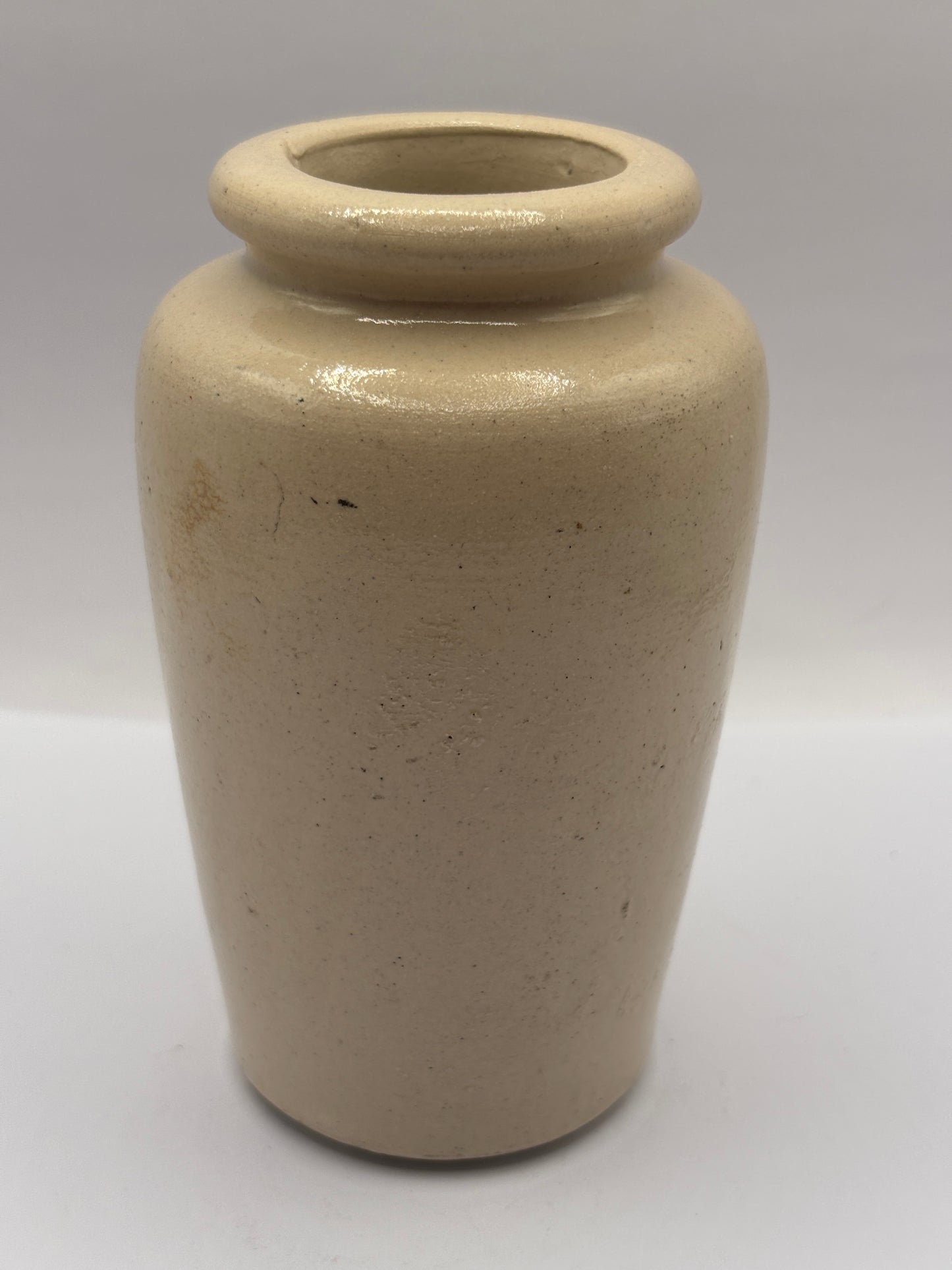 Old advertising cream pot, Galloway creamery. Fresh thick cream