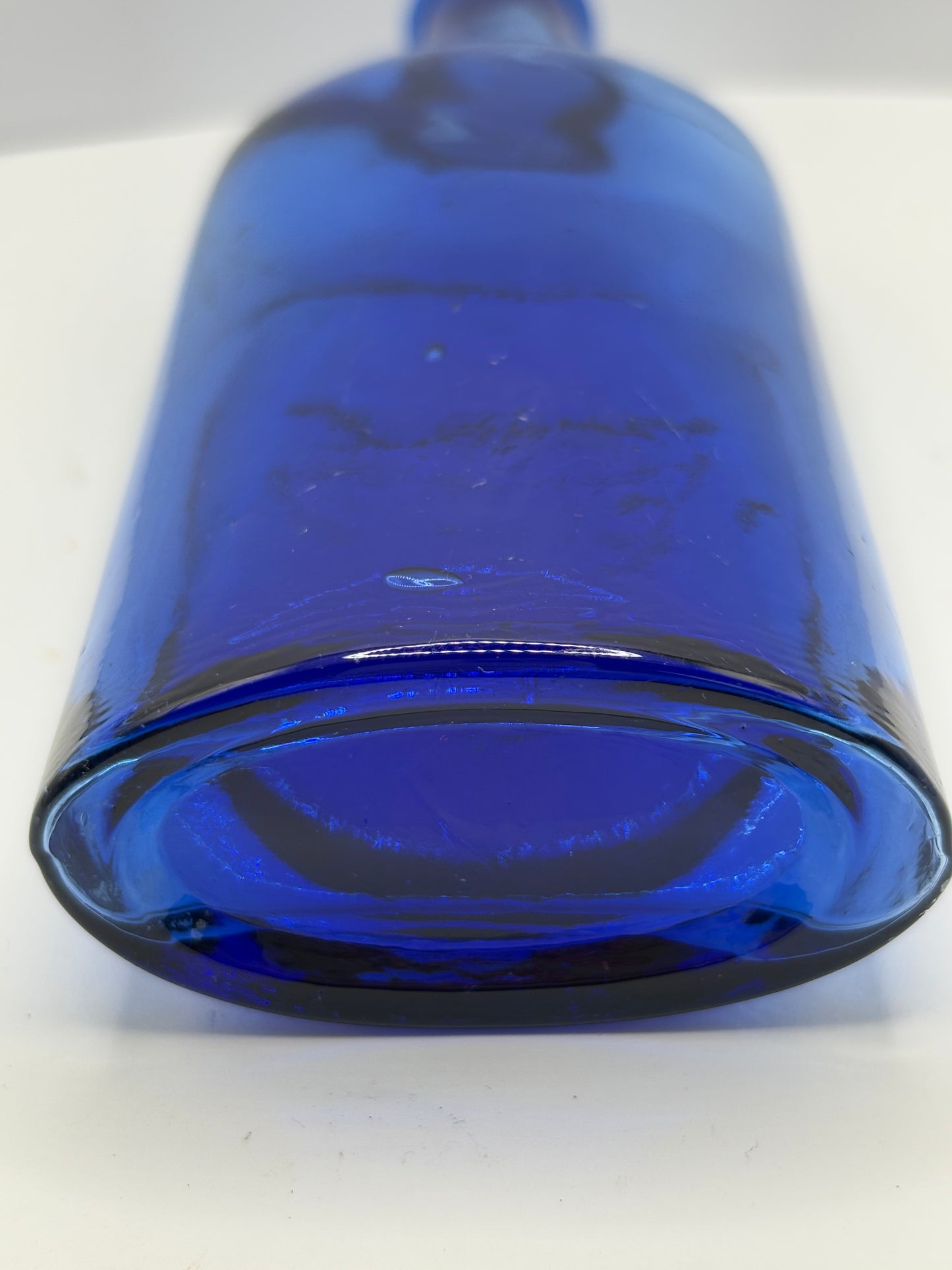 Old blue Walfox brand bottle