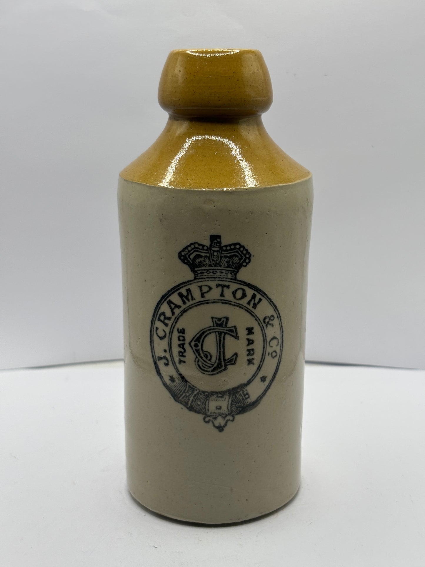 Old Crampton ginger beer bottle