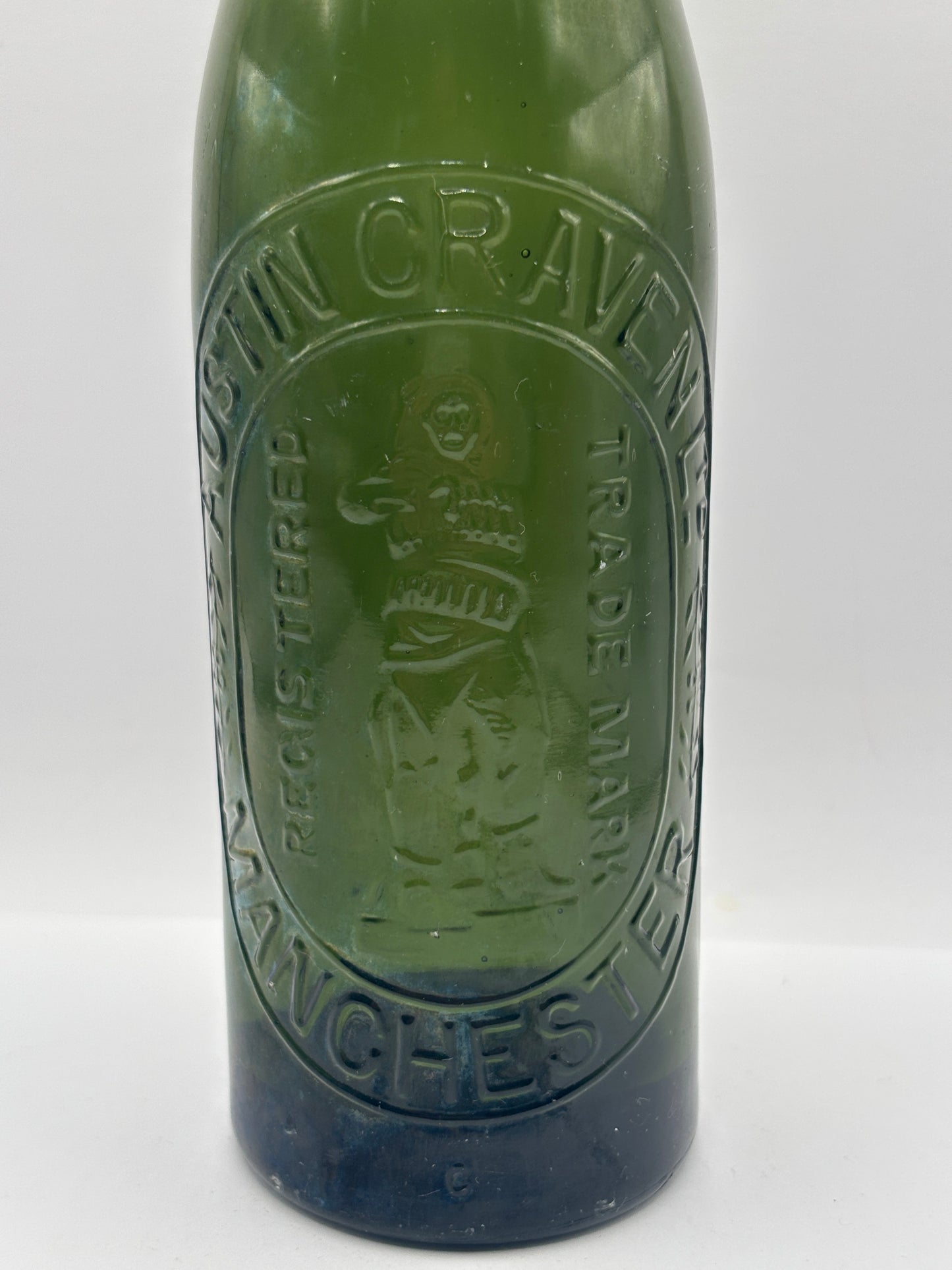 Old Manchester advertising beer bottle, Austin Craven ltd. Manchester