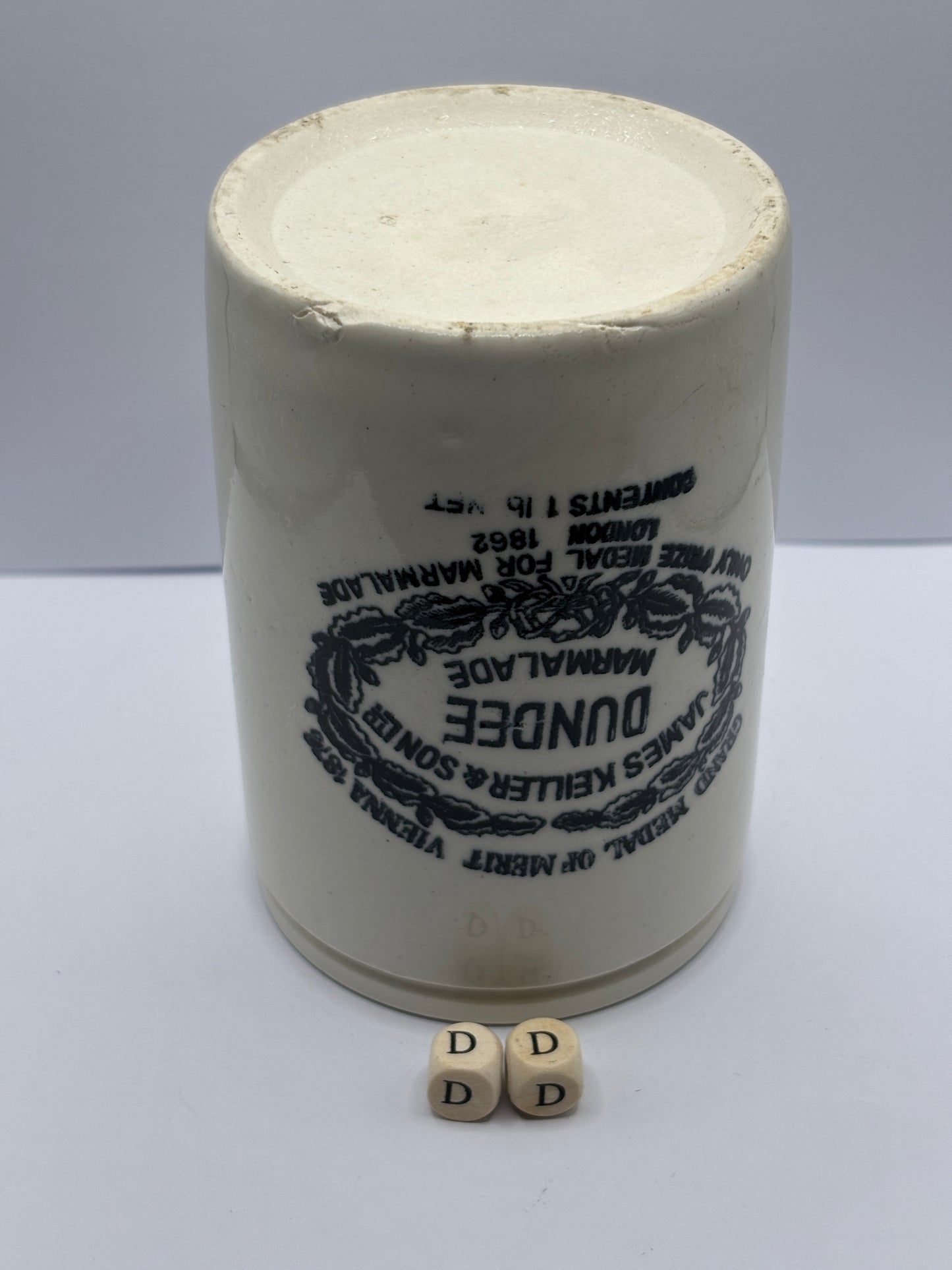 Old 1lb James Keiller dundee marmalade jar (DD)