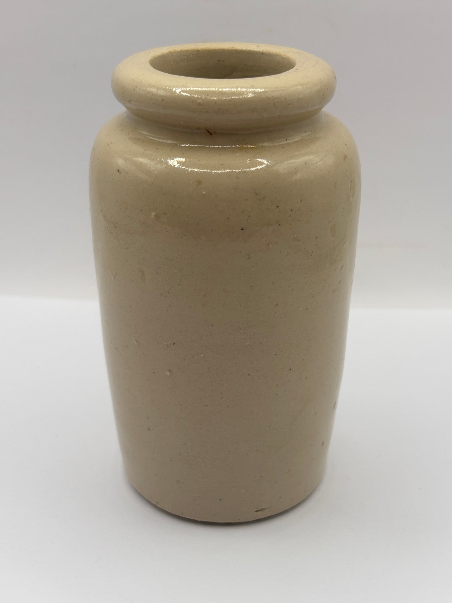 Old advertising cream pot,Dunragit preserved cream