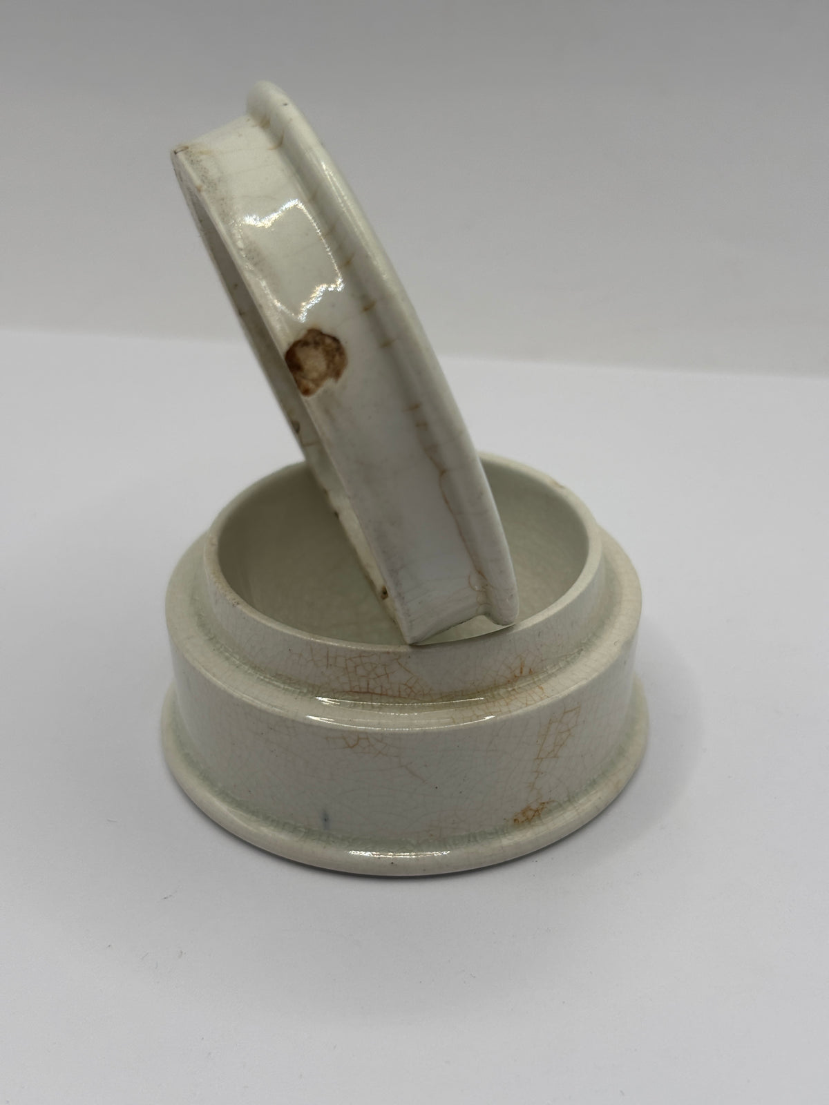 Old advertising lid and base. Calverts carbolic tooth paste