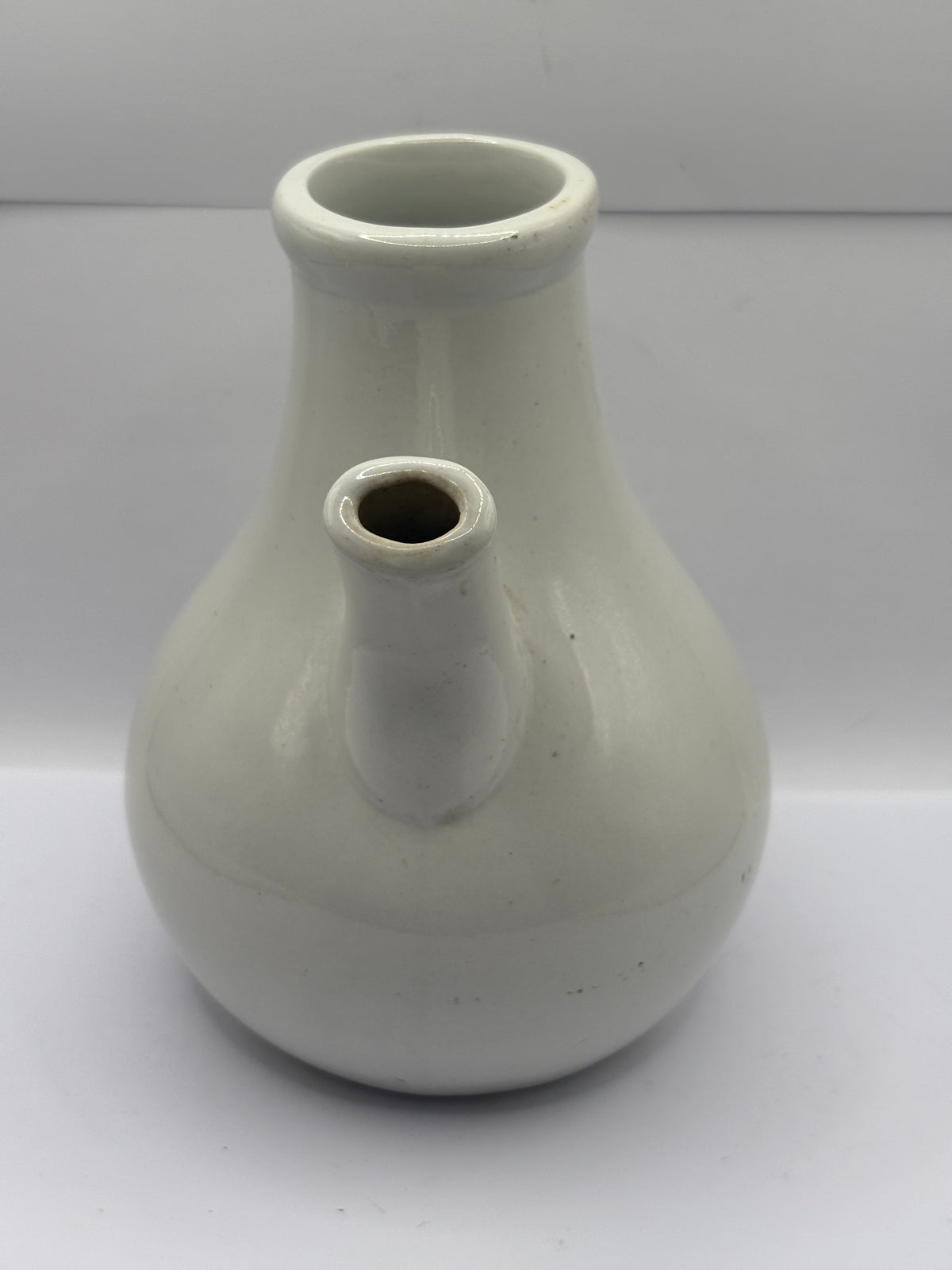 Old advertising stoneware inhaler, Dr Nelsons improved inhaler