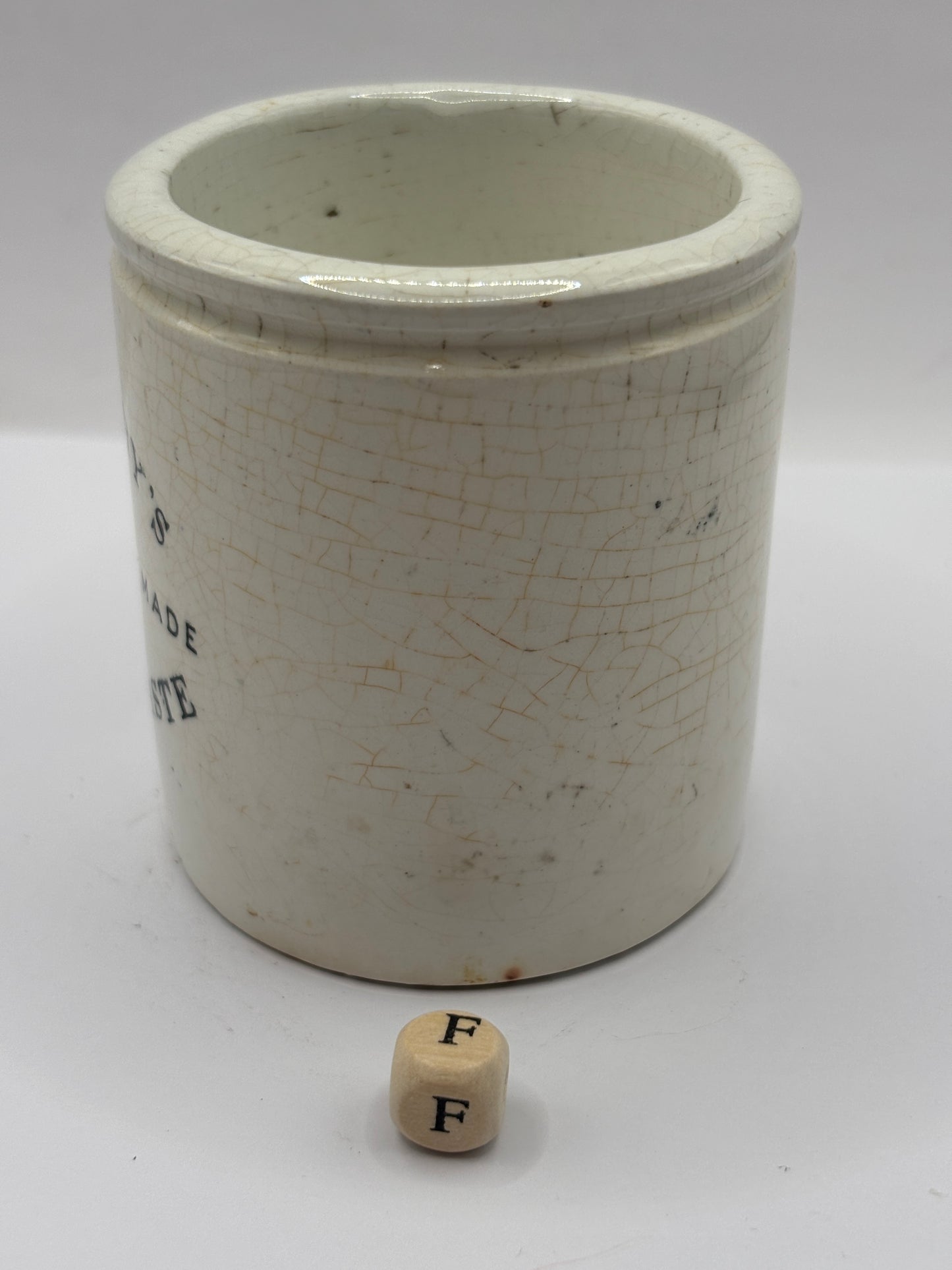 Old sainsburys advertising pot, Bloater paste (f)