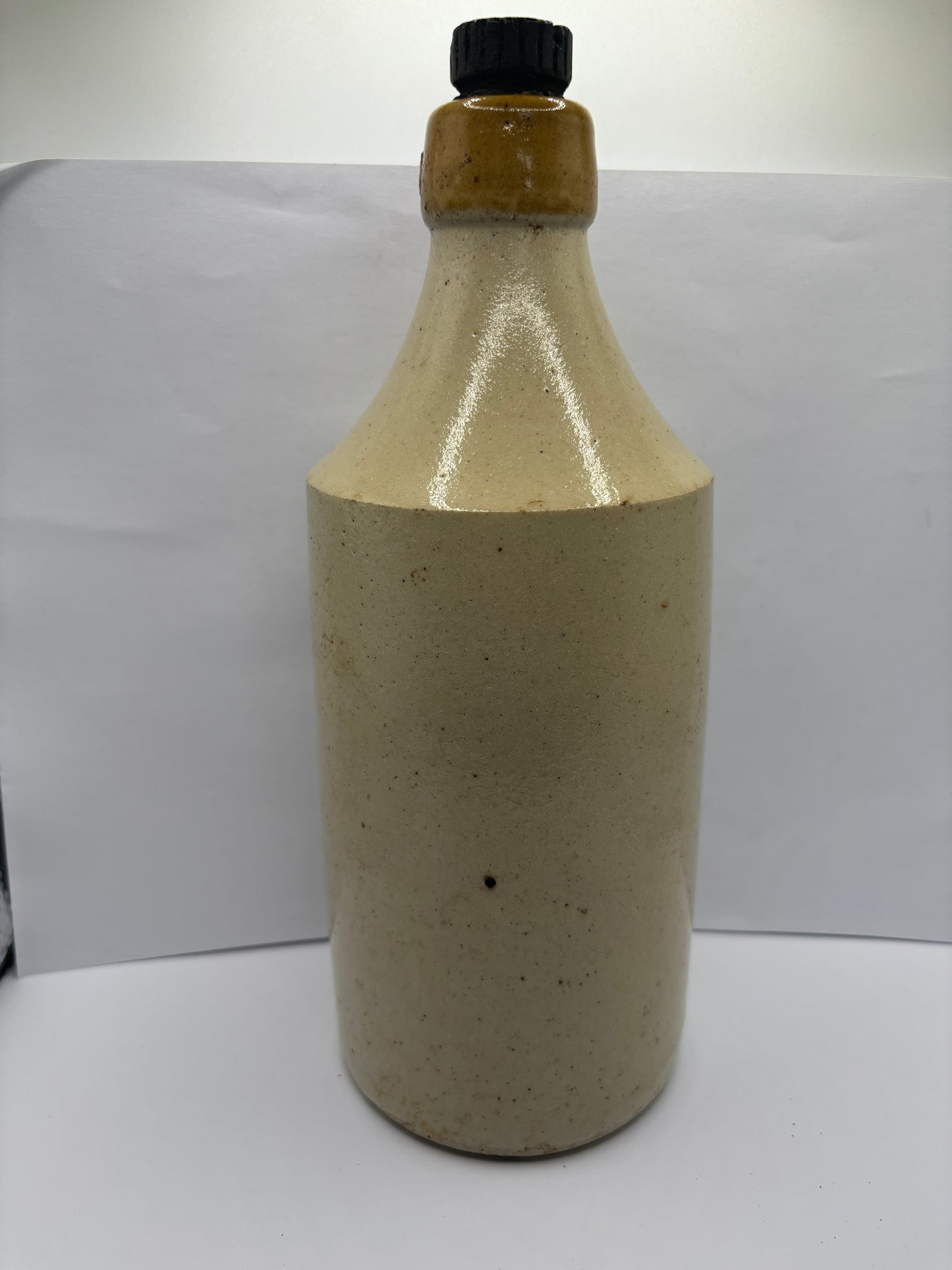 Large Leeds Pick Up ginger beer bottle with original stopper