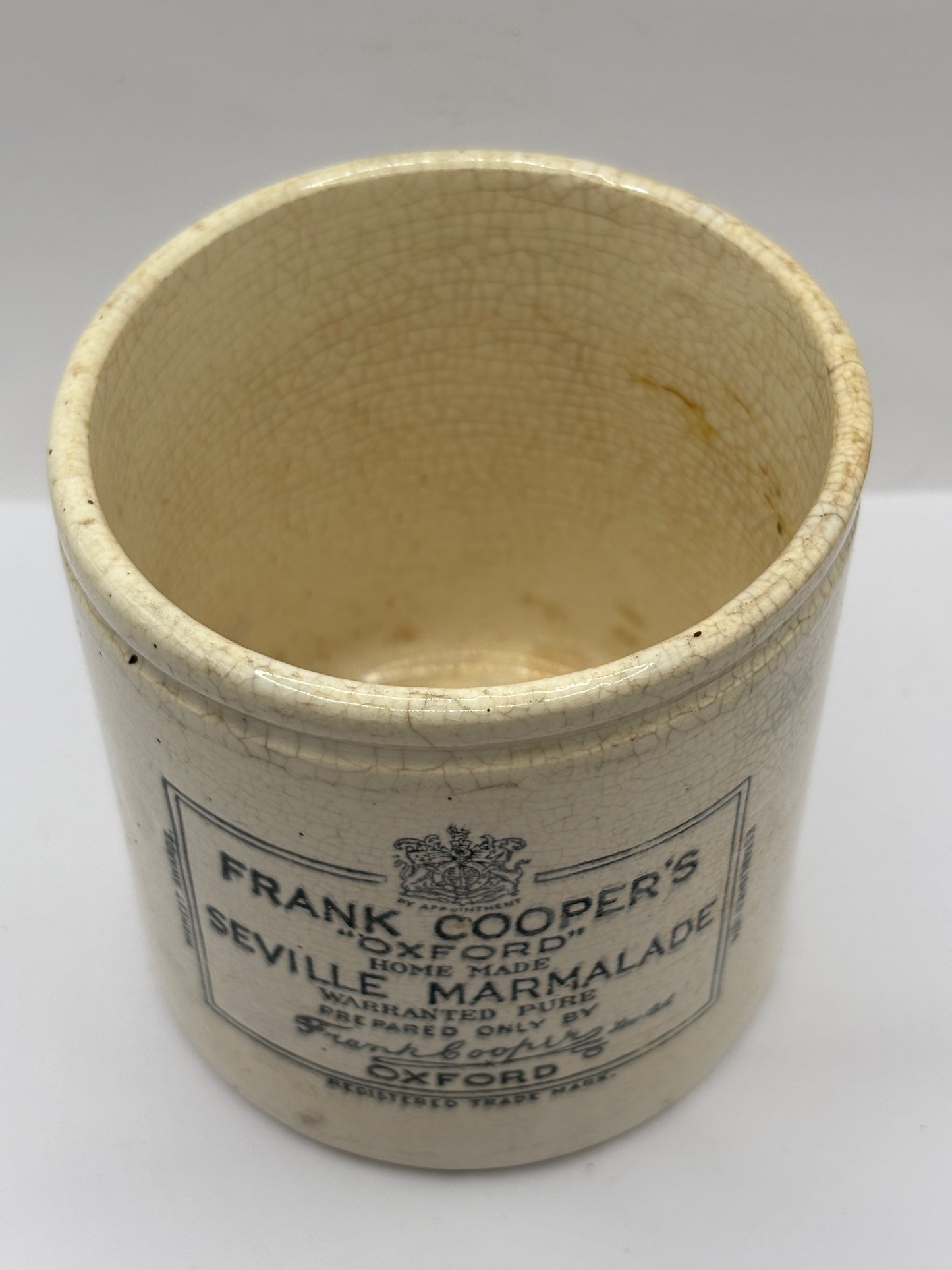 Old 2lb Frank Cooper marmalade jar