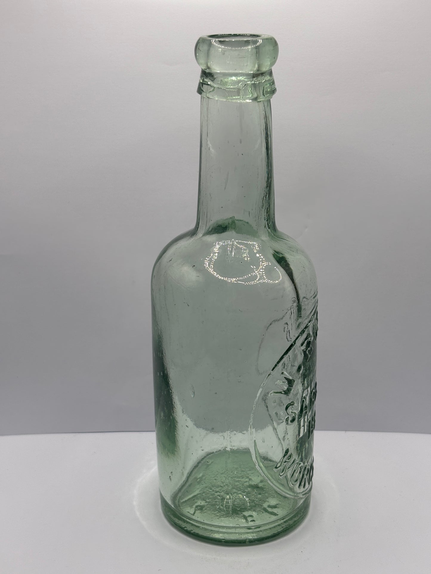 Old Worcester beer bottle, Saragens head Worcester