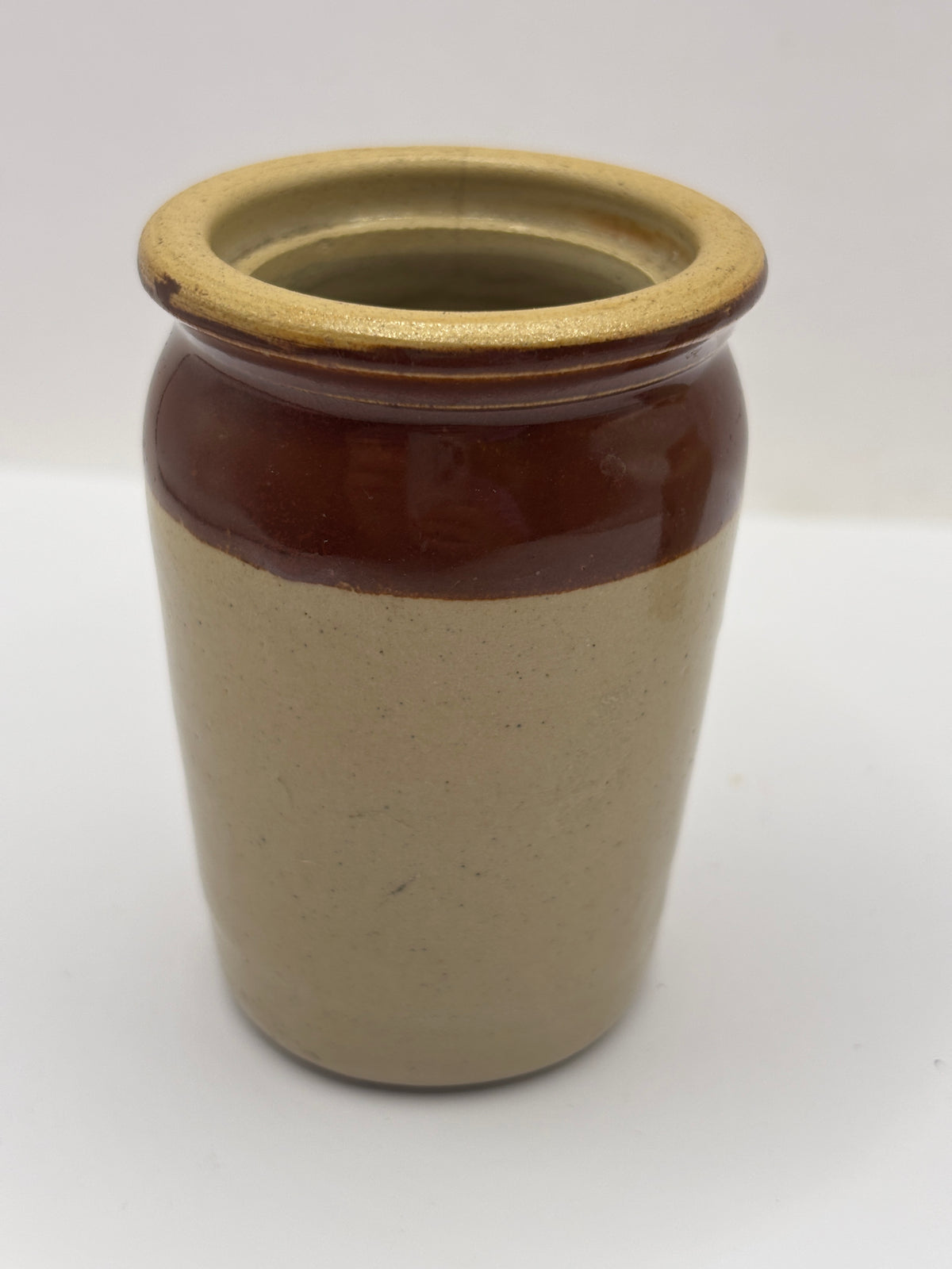 Old advertising cream pot, Graves & Hillier the creamery, Maidstone