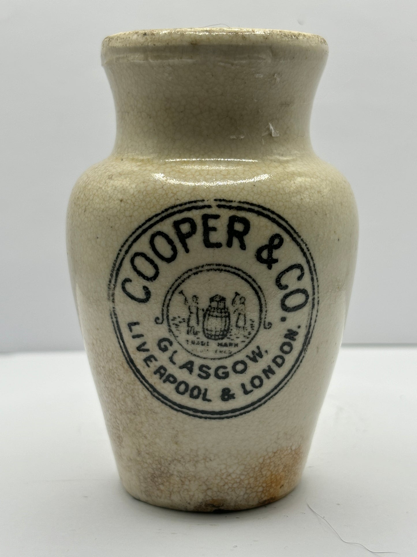 Cooper & Co cream advertising cream pot