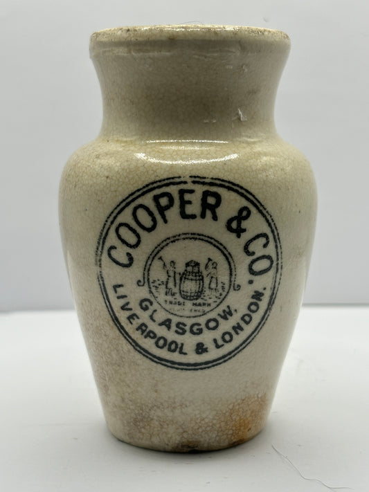 Cooper & Co cream advertising cream pot