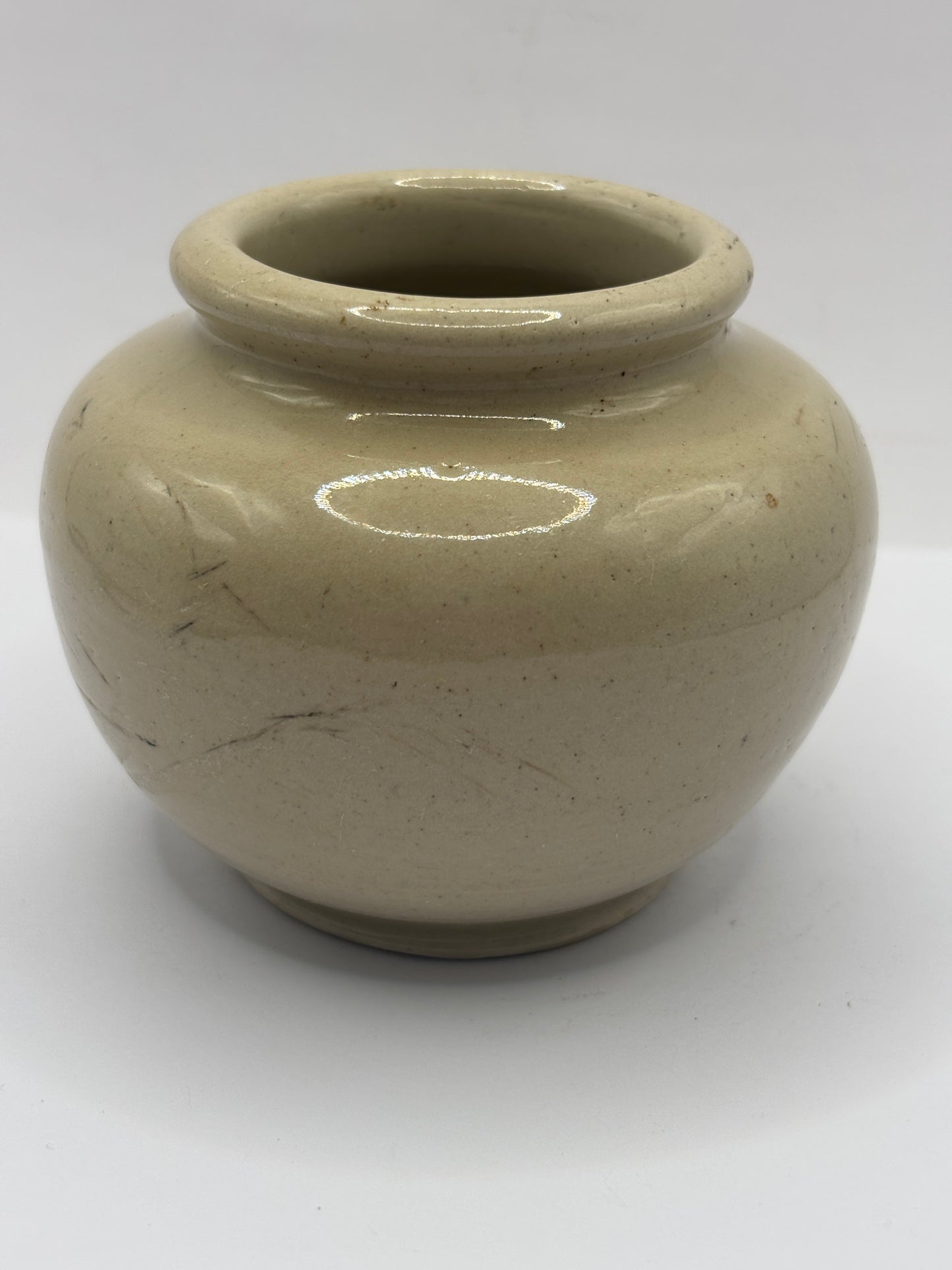 Old advertising jar, The Ariston Yaghourt Co London