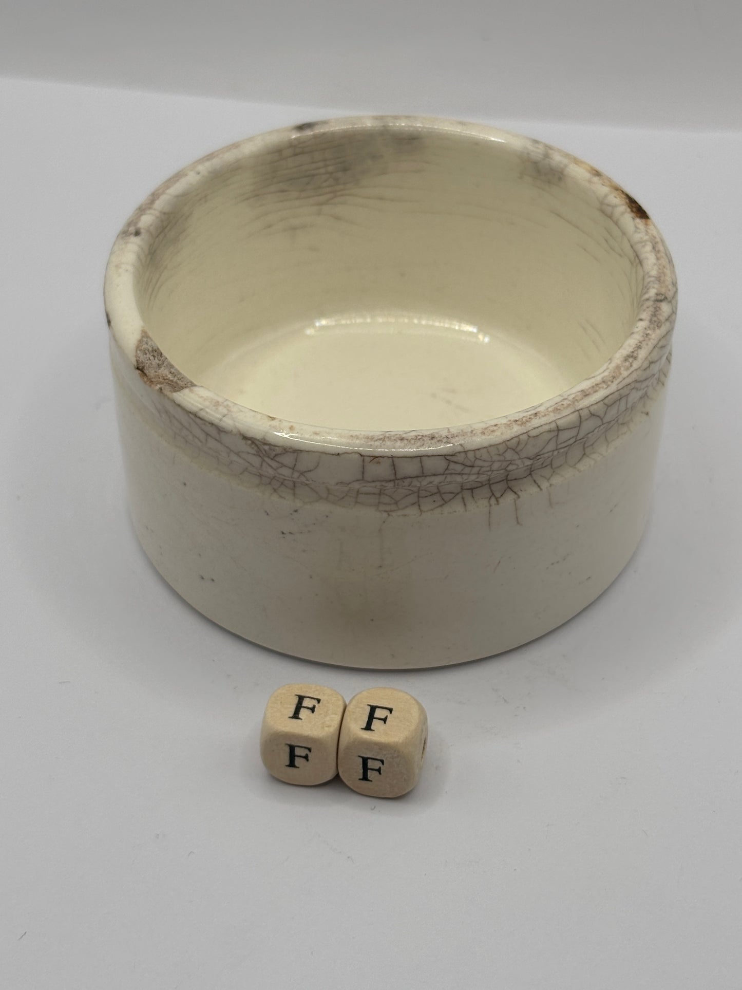 Old advertising meat paste pot, J.Sainsburys bloater paste (FF)