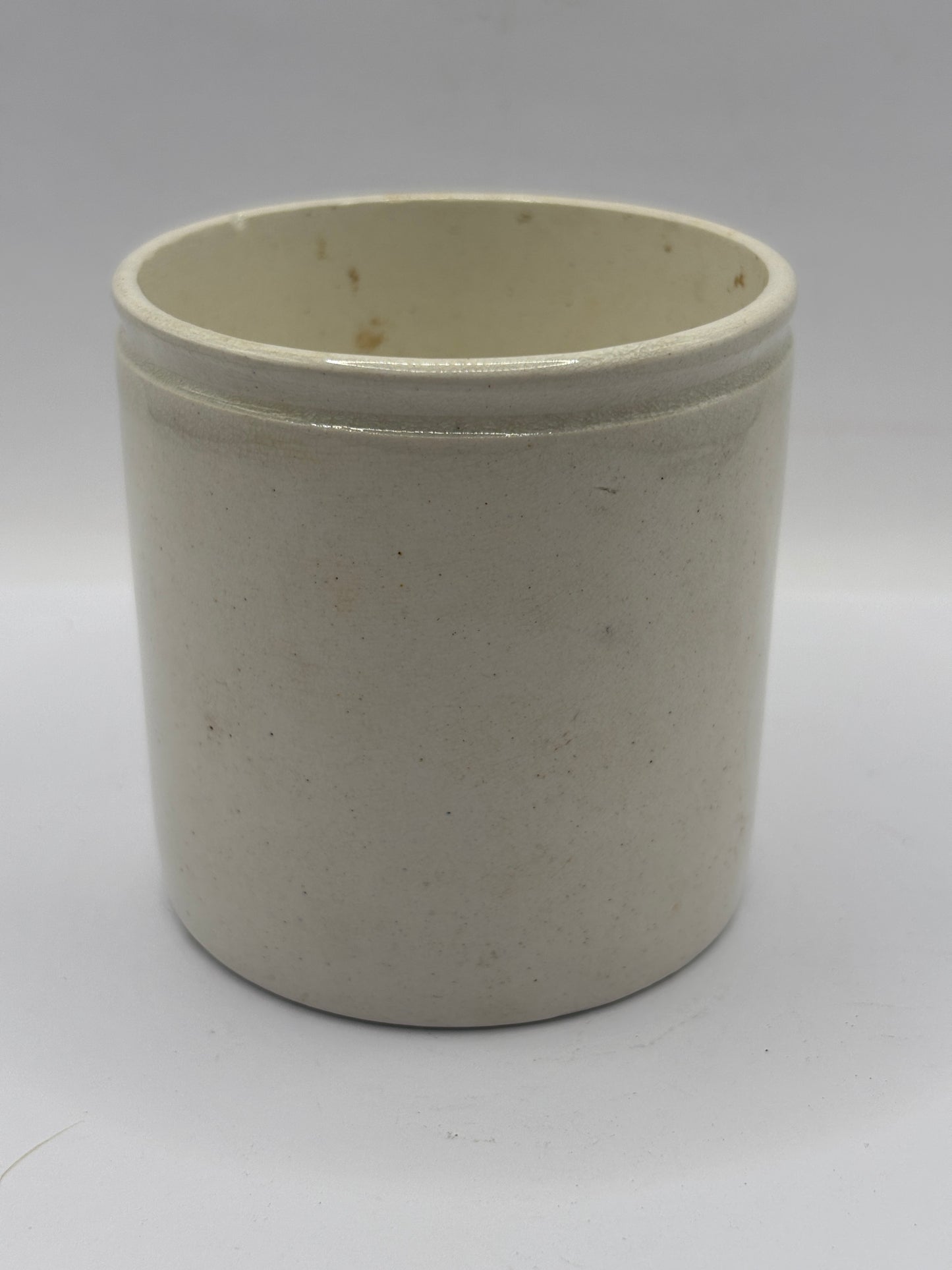 Old ironstone jar/pot