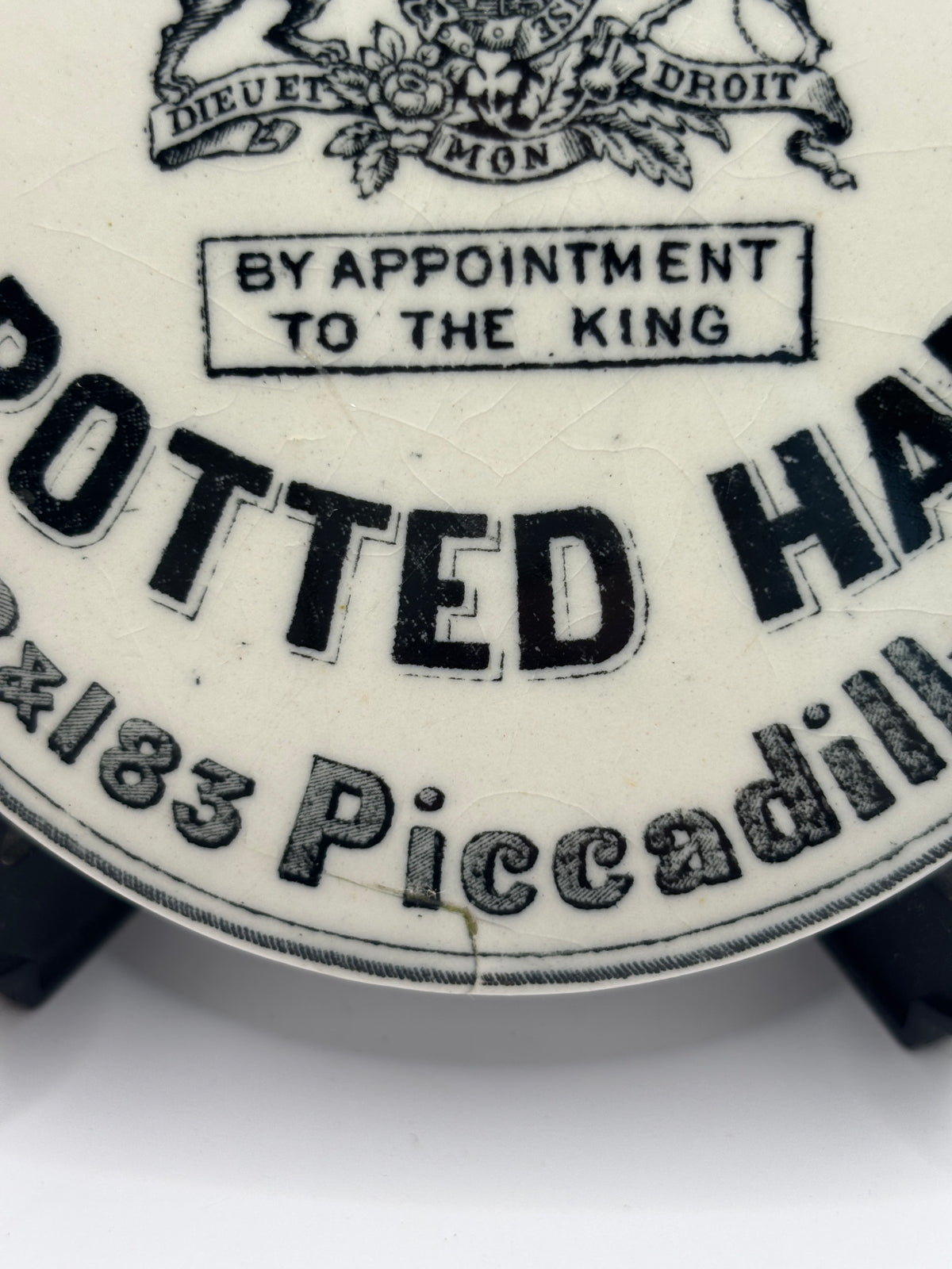 Old advertising lid, Fortnum & Mason Potted Ham