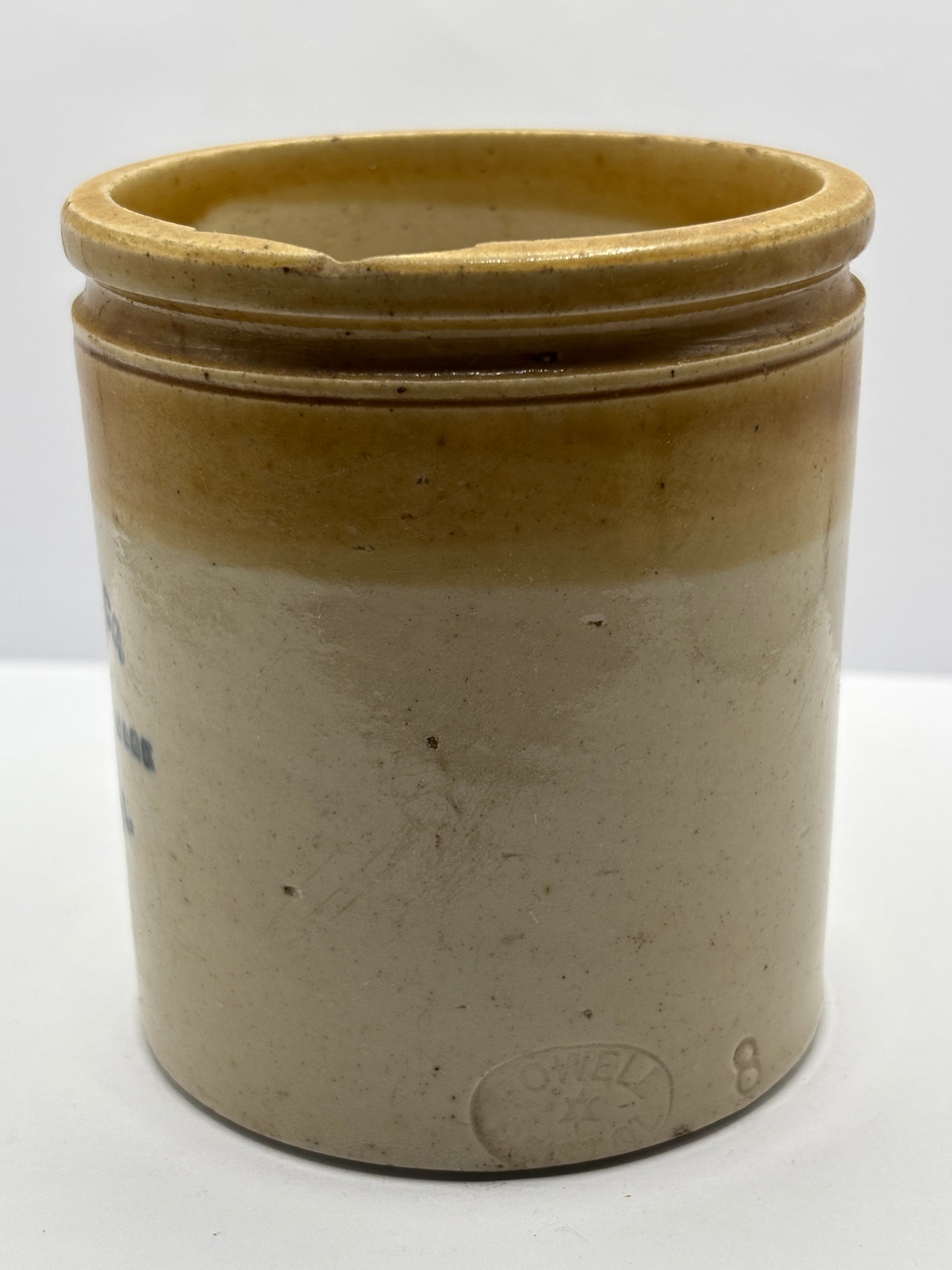 Old stoneware jar, Ferris & Co Bristol