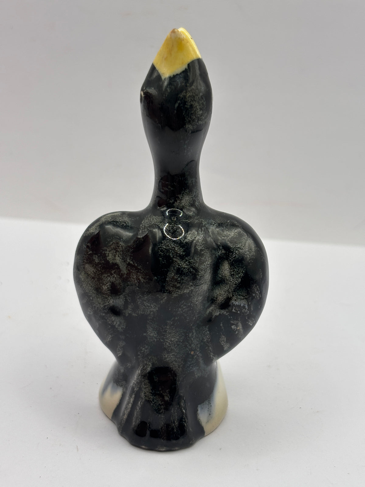 Old stoneware pie funnel, pie bird